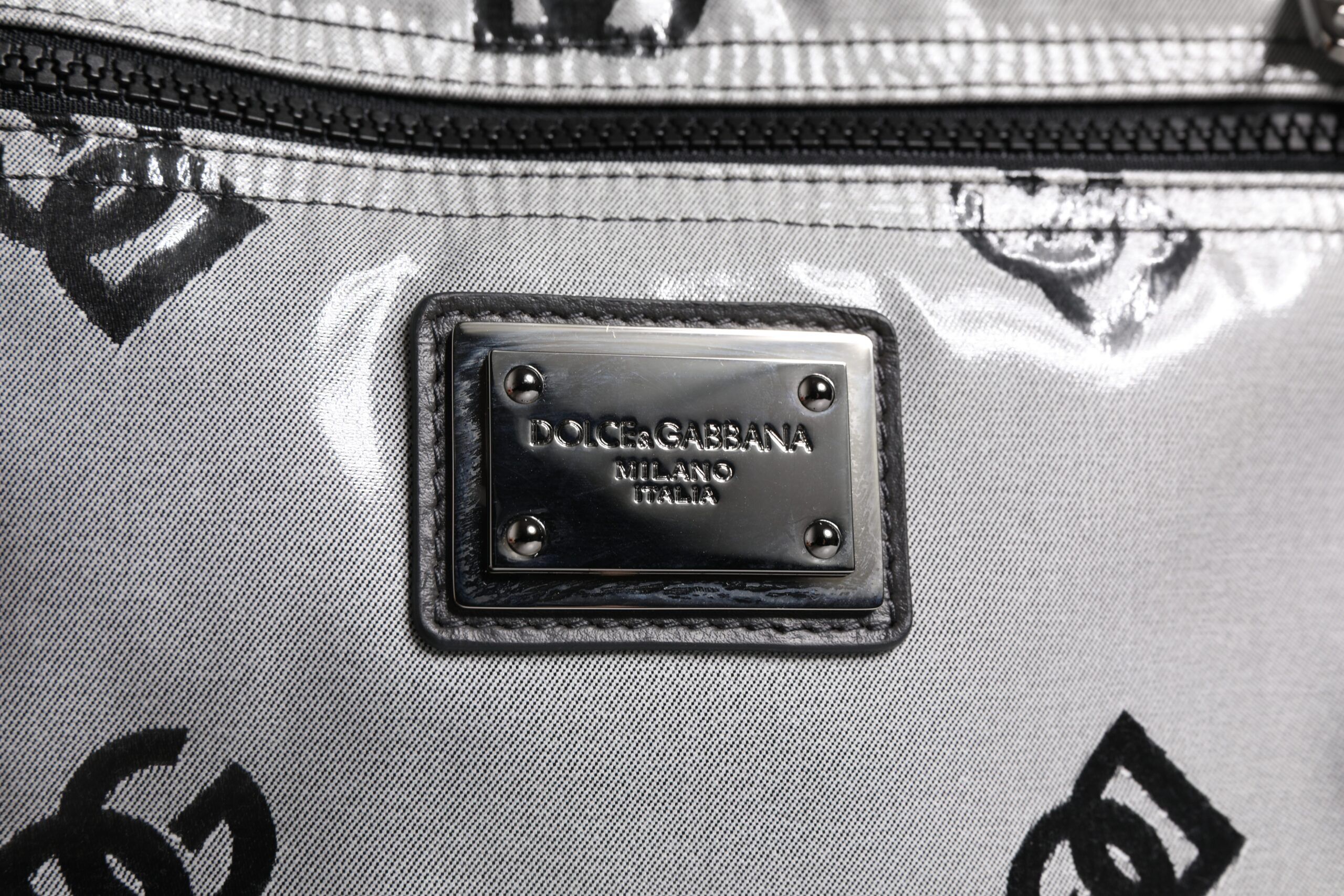Polyester Black DG Logo Plaque Backpack Men's Bag - Dolce & Gabbana - Modalova