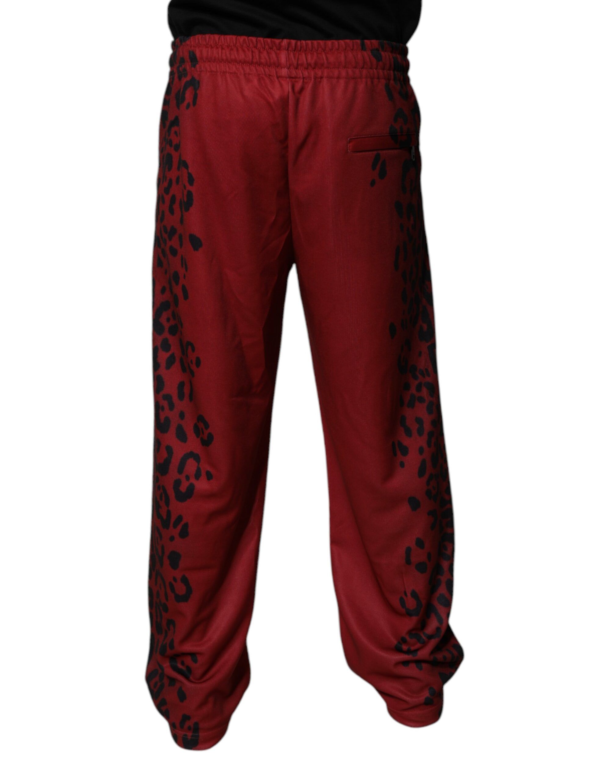 Leopard Print Polyester Men Jogger Men's Pants - Dolce & Gabbana - Modalova