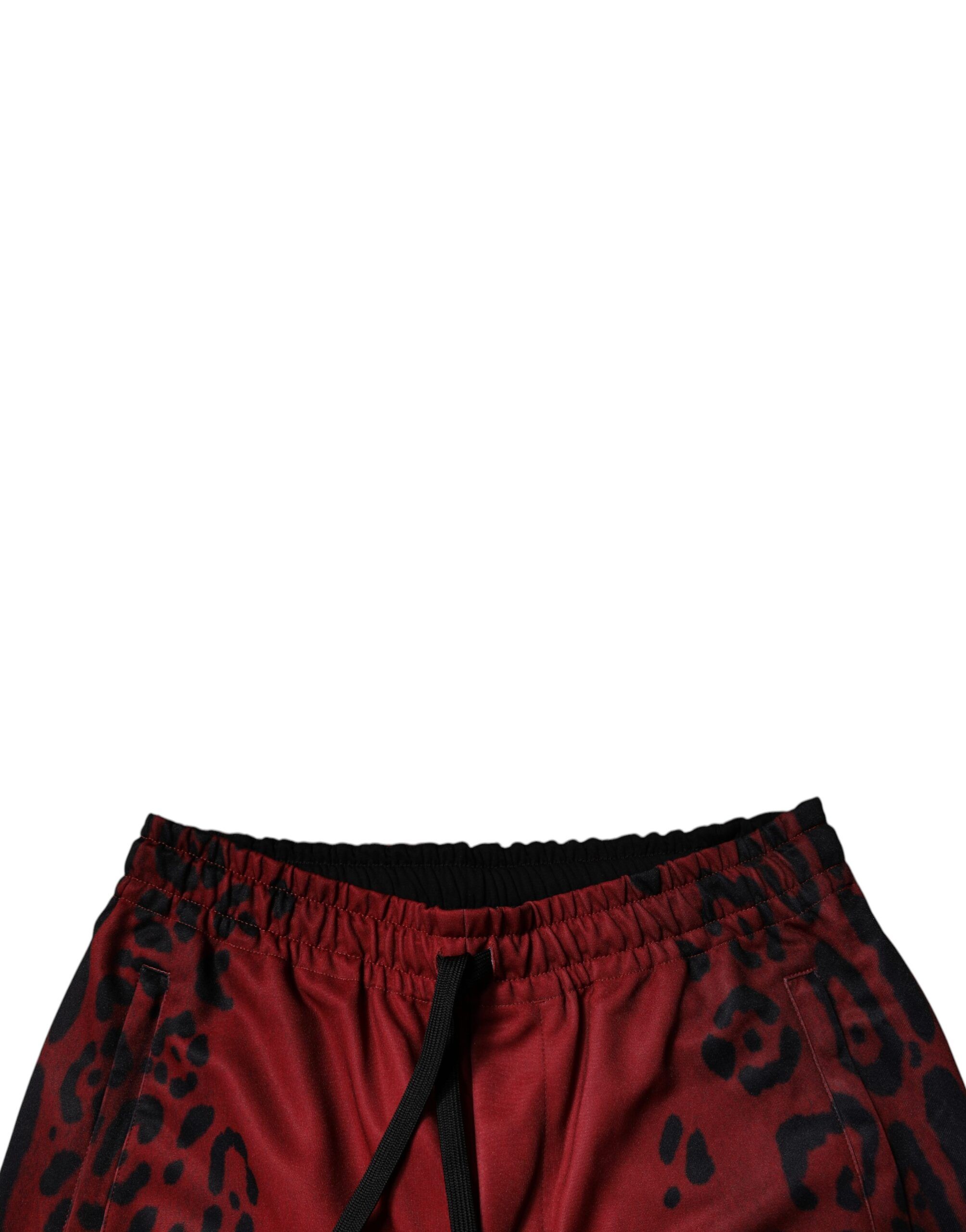 Leopard Print Polyester Men Jogger Men's Pants - Dolce & Gabbana - Modalova