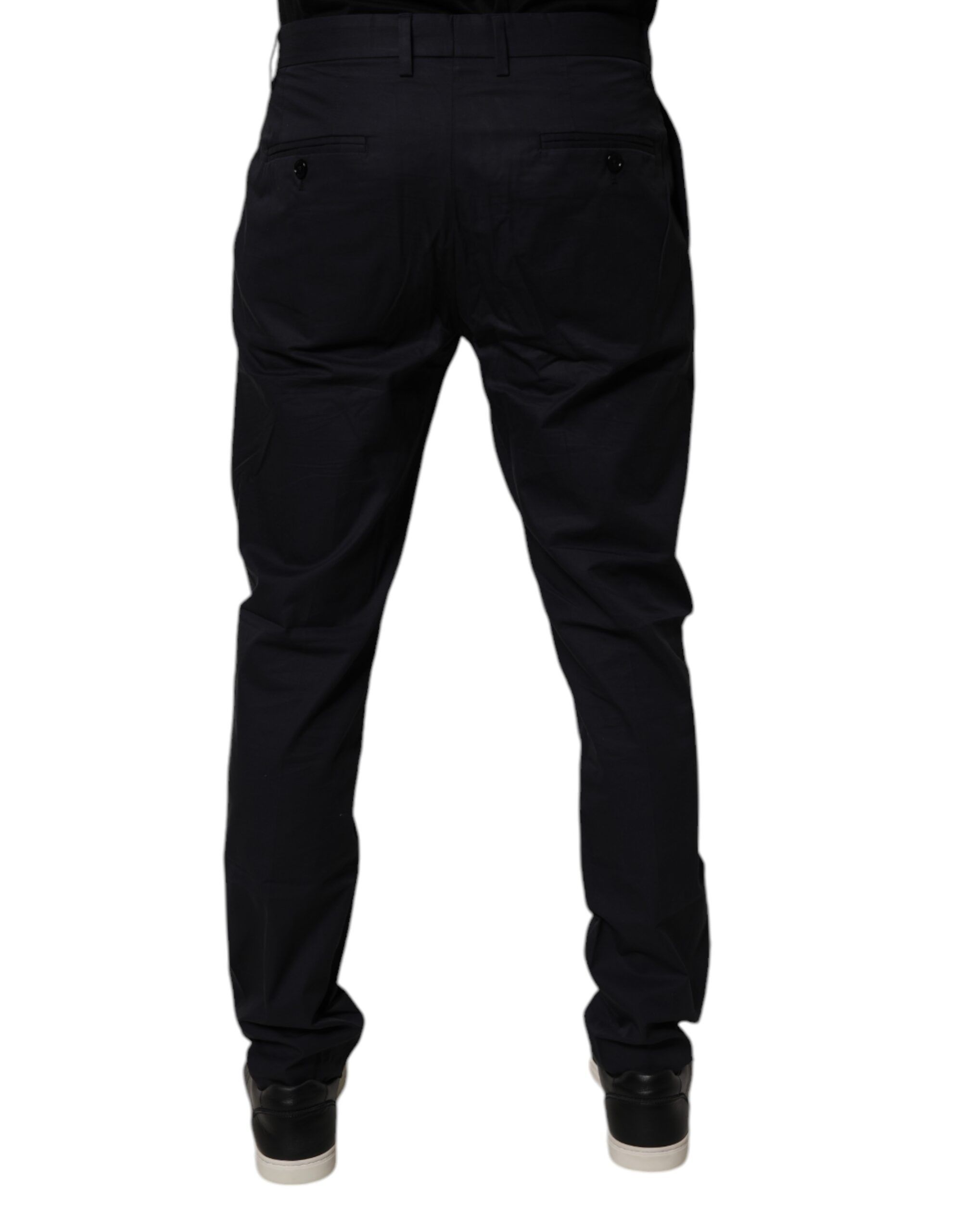 Dark Cotton Tapered Formal Men's Pants (Pre-Owned) - Dolce & Gabbana - Modalova