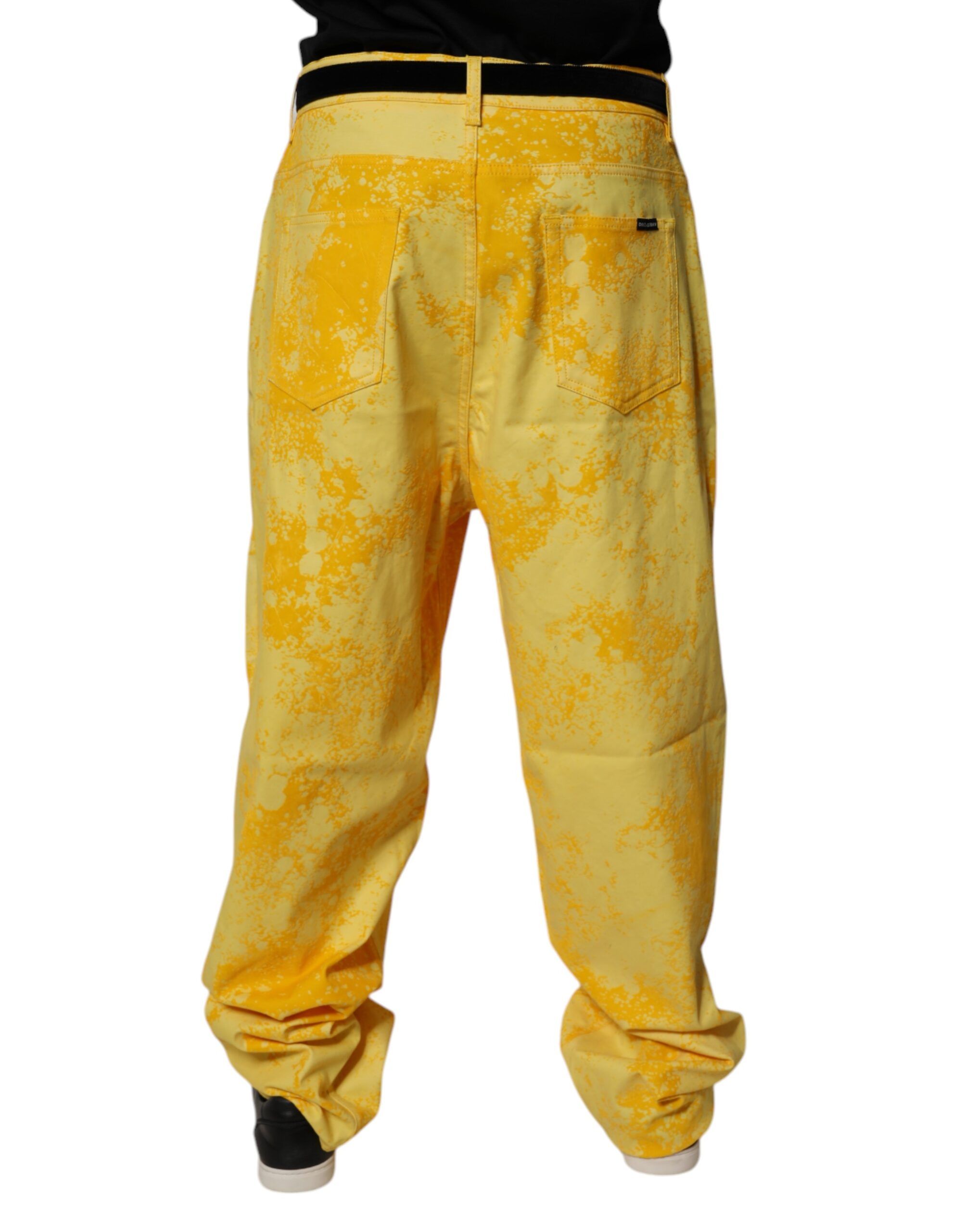 Tie Dye Cotton Straight Denim Men's Jeans (Pre-Owned) - Dolce & Gabbana - Modalova