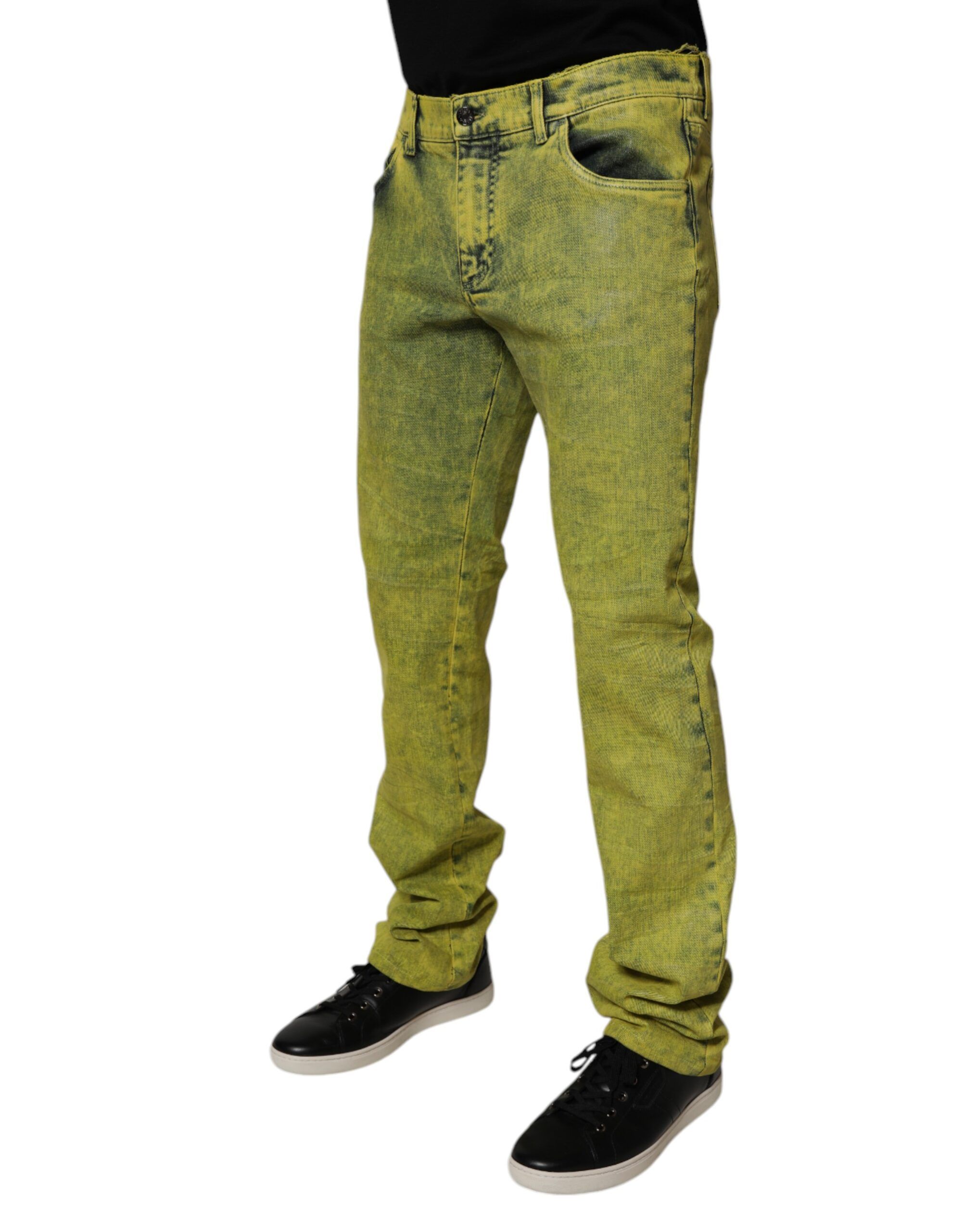 Cotton Stretch Skinny Men Denim Men's Jeans - Dolce & Gabbana - Modalova