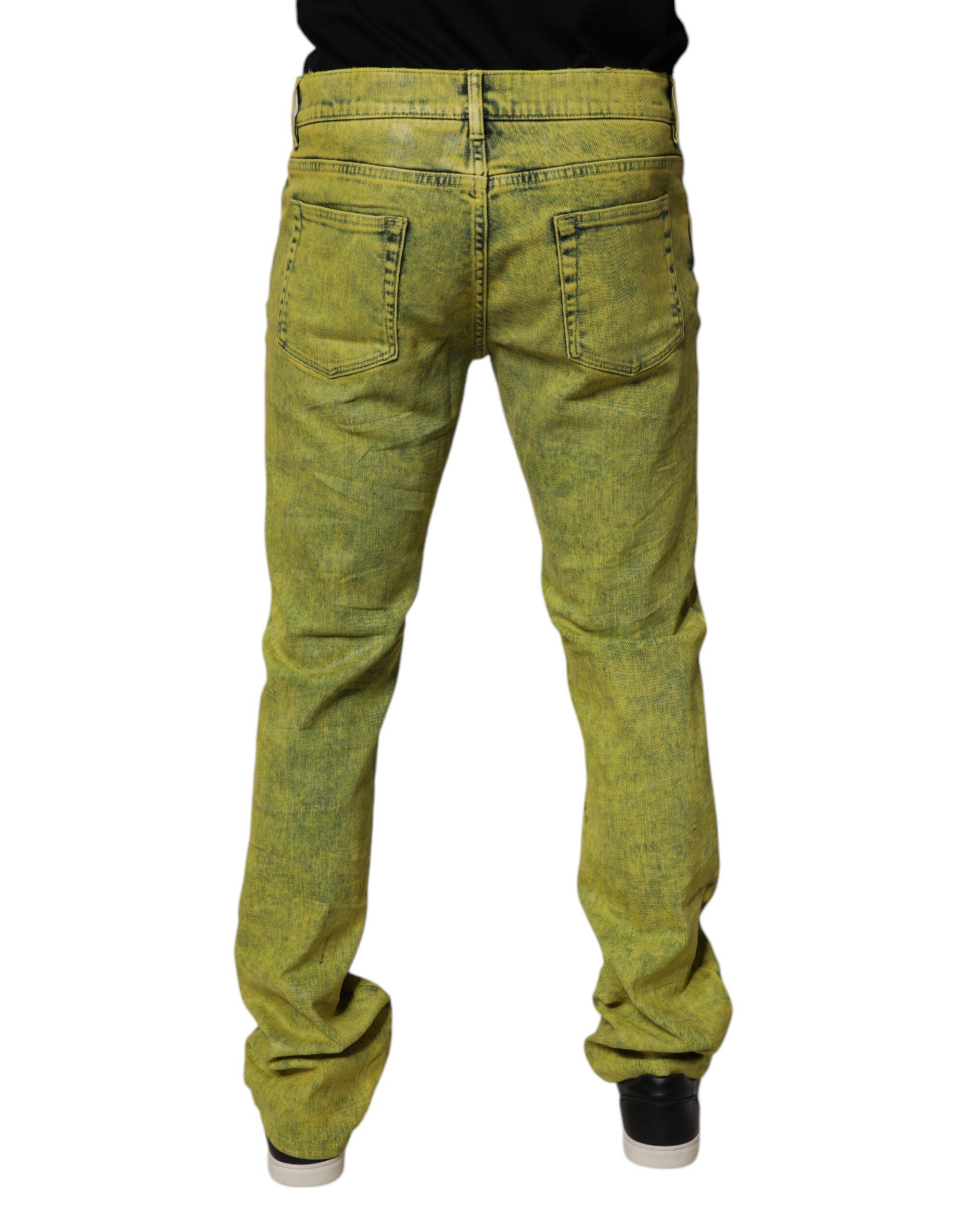 Cotton Stretch Skinny Men Denim Men's Jeans - Dolce & Gabbana - Modalova