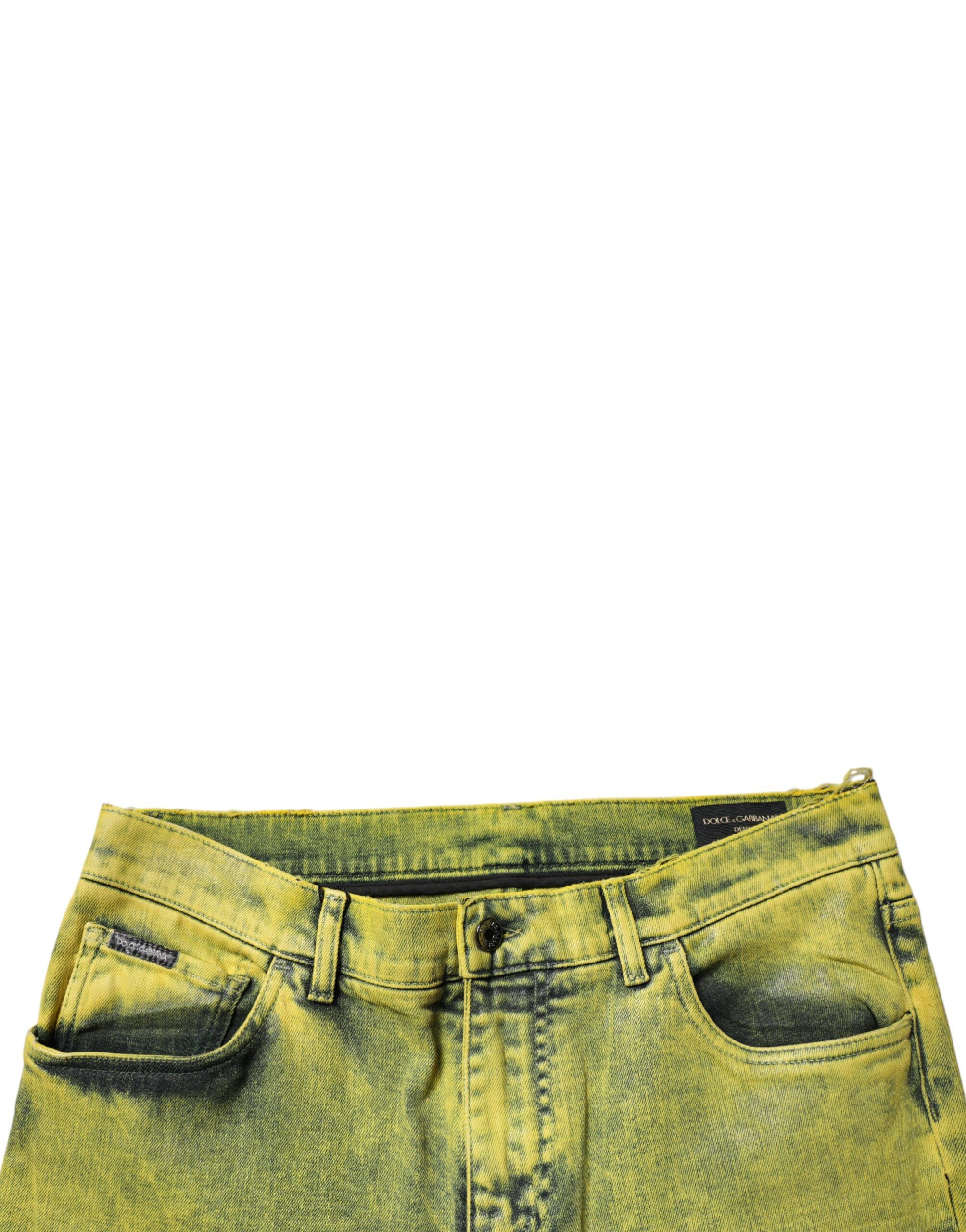 Cotton Stretch Skinny Men Denim Men's Jeans - Dolce & Gabbana - Modalova