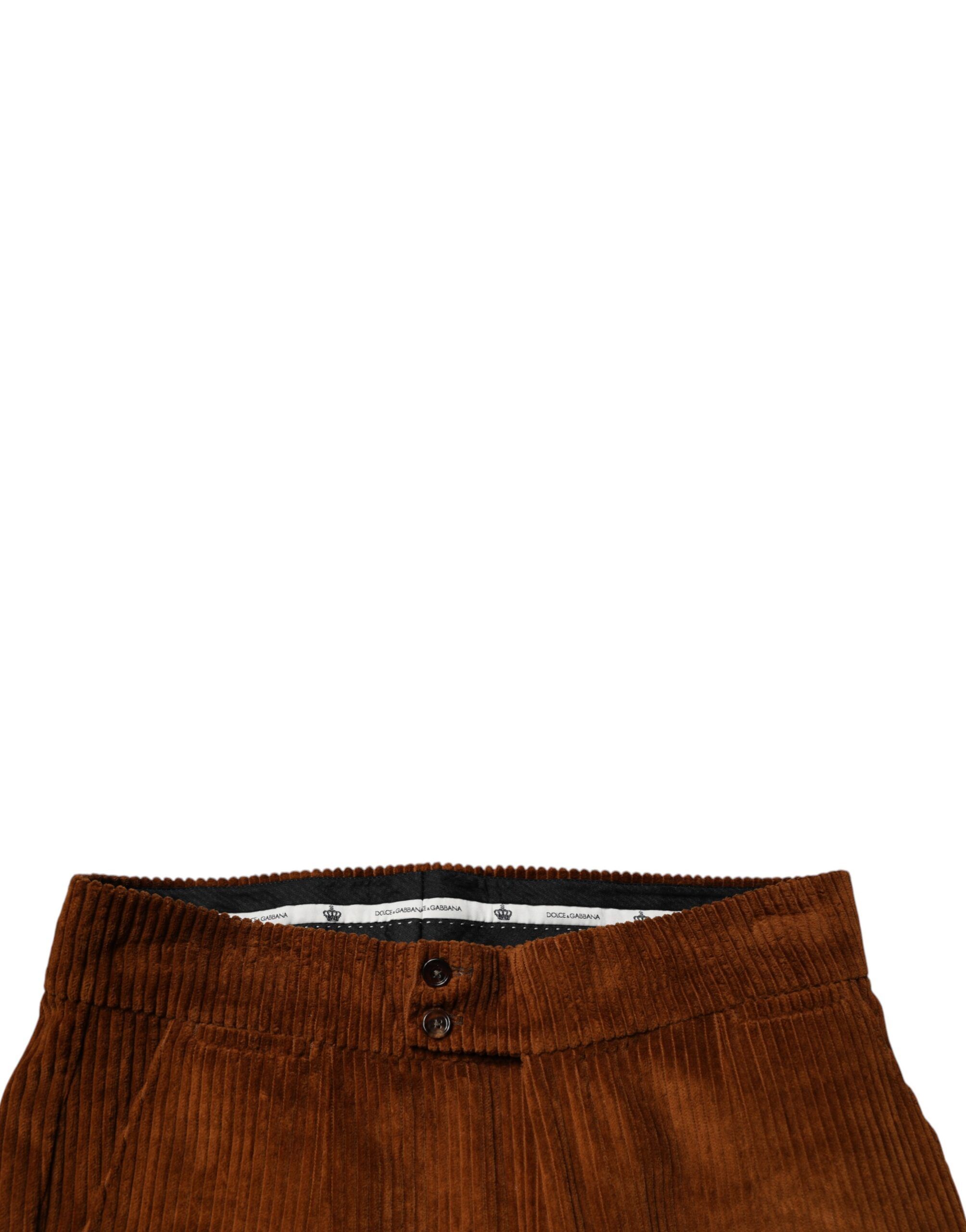 Dark Corduroy Cotton Skinny Denim Men's Jeans - Dolce & Gabbana - Modalova