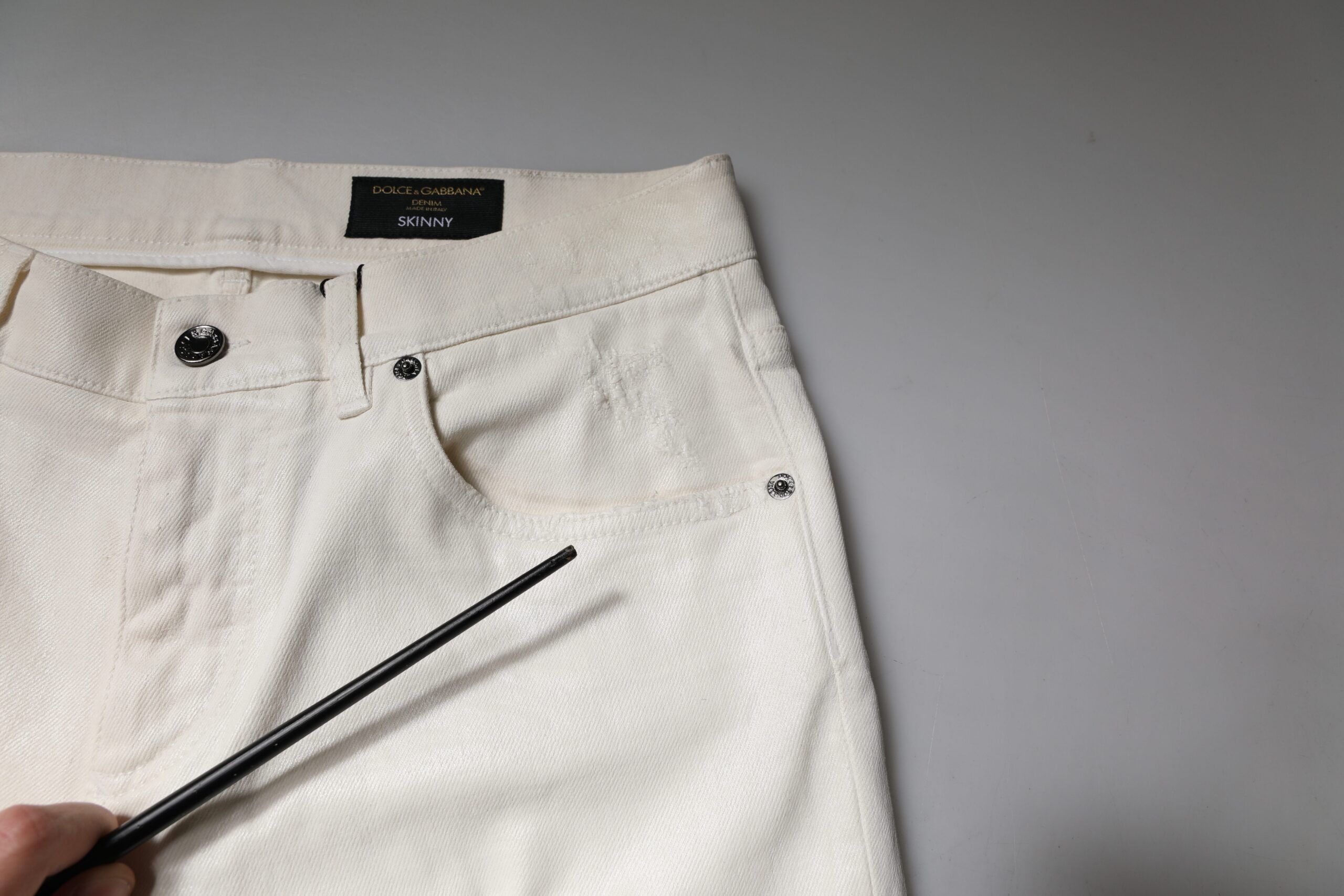 Cotton Stretch Skinny Denim Men's Jeans (Pre-Owned) - Dolce & Gabbana - Modalova