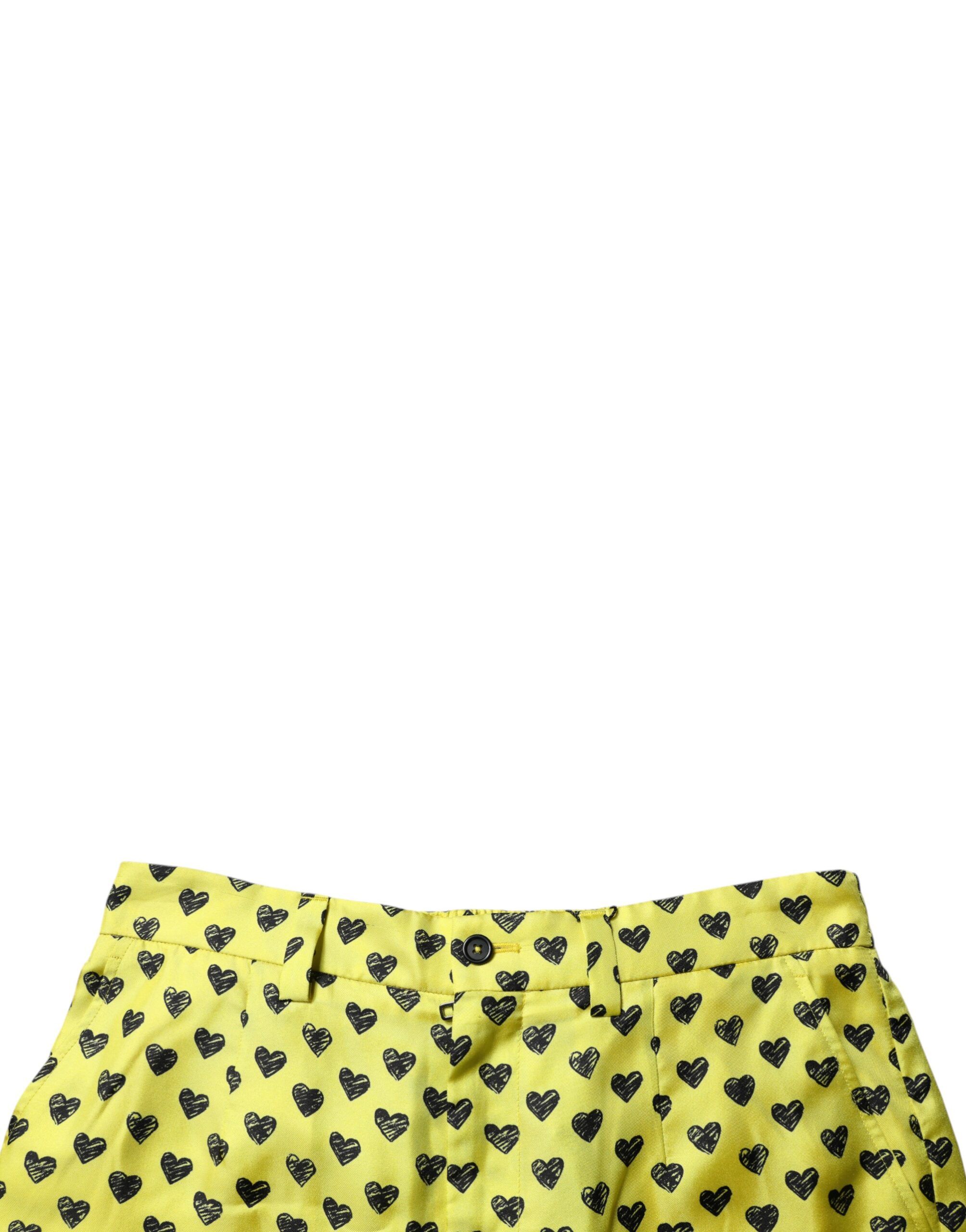 Silk Heart Print Bermuda Men's Shorts (Pre-Owned) - Dolce & Gabbana - Modalova