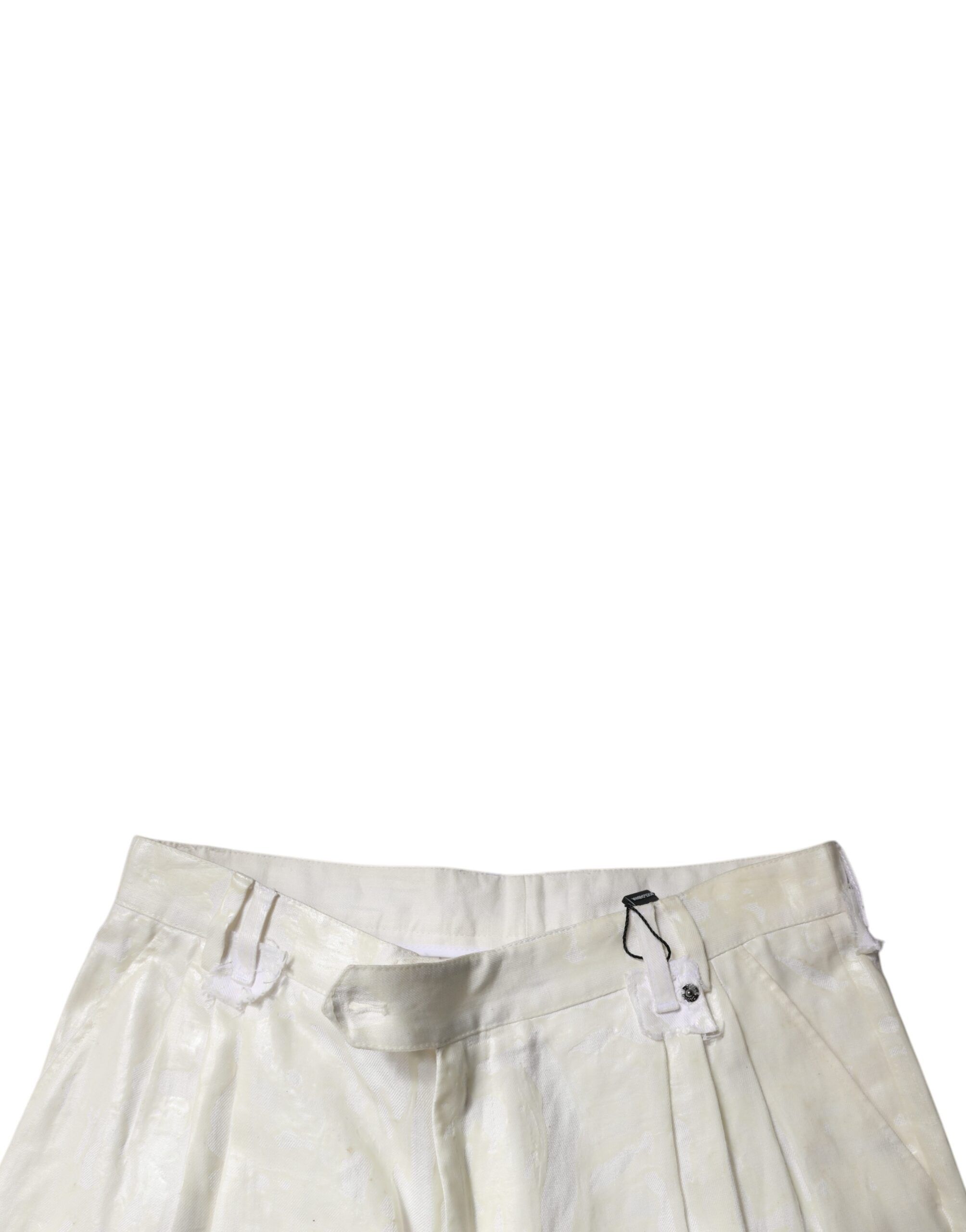 Linen Mid Waist Straight Men Denim Men's Jeans - Dolce & Gabbana - Modalova