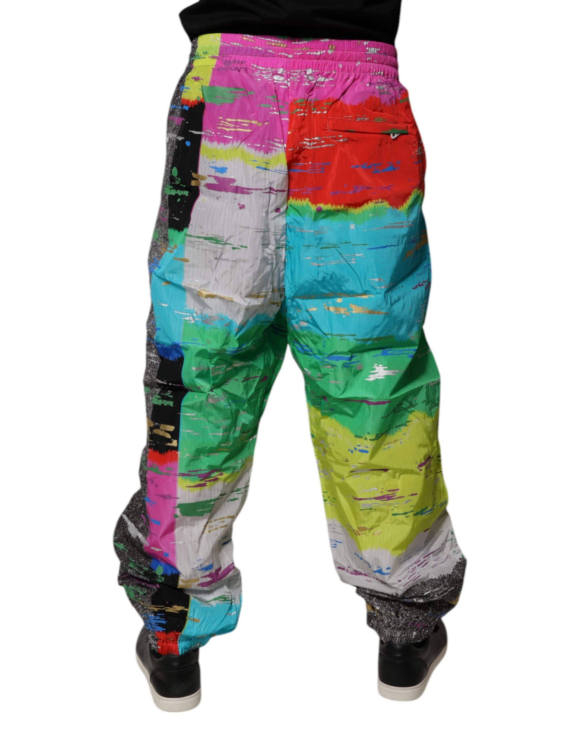 Patchwork Mid Waist SweatMen's Men's Pants - Dolce & Gabbana - Modalova