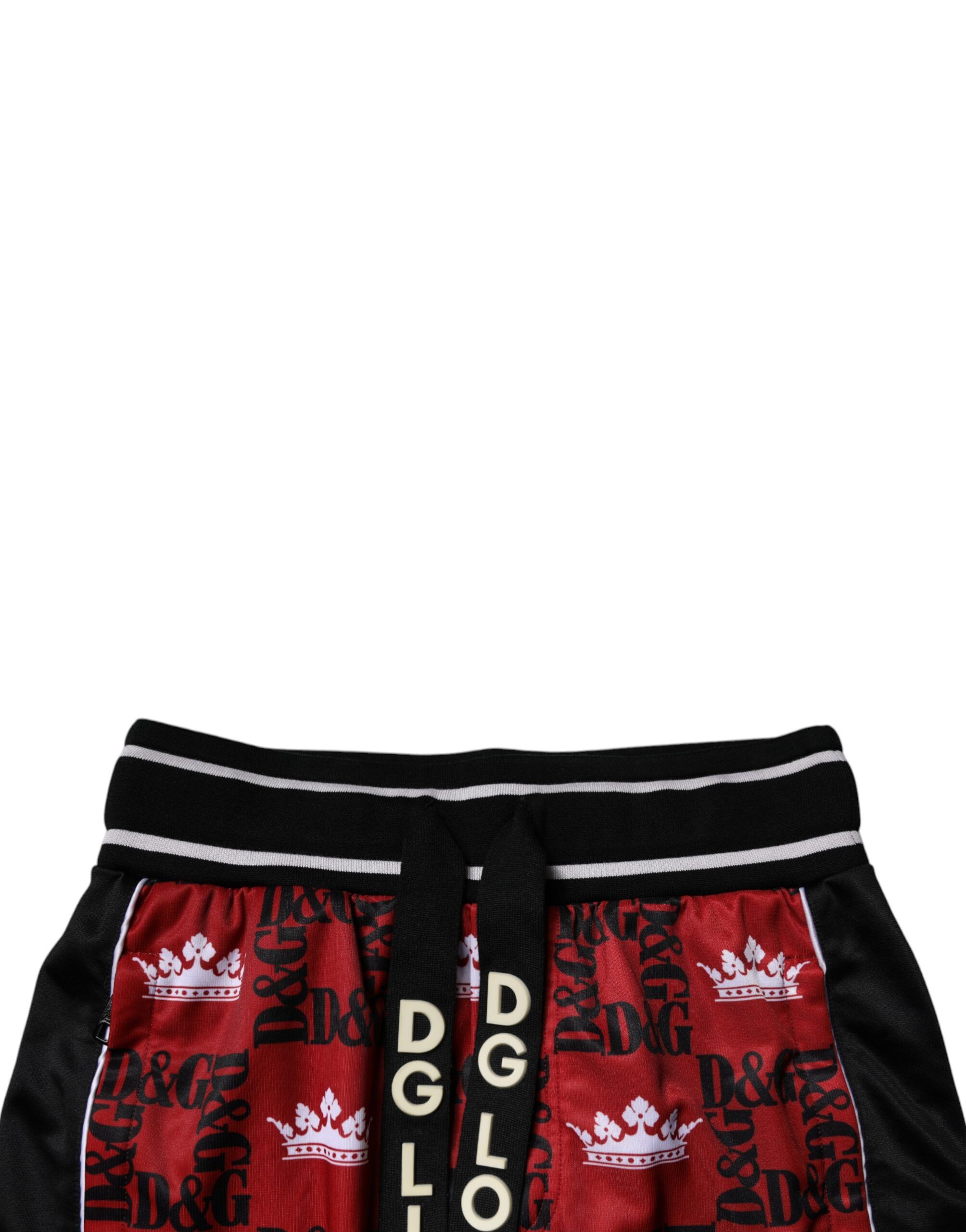 Red Crown Logo Monogram Men SweatMen's Men's Pants - Dolce & Gabbana - Modalova