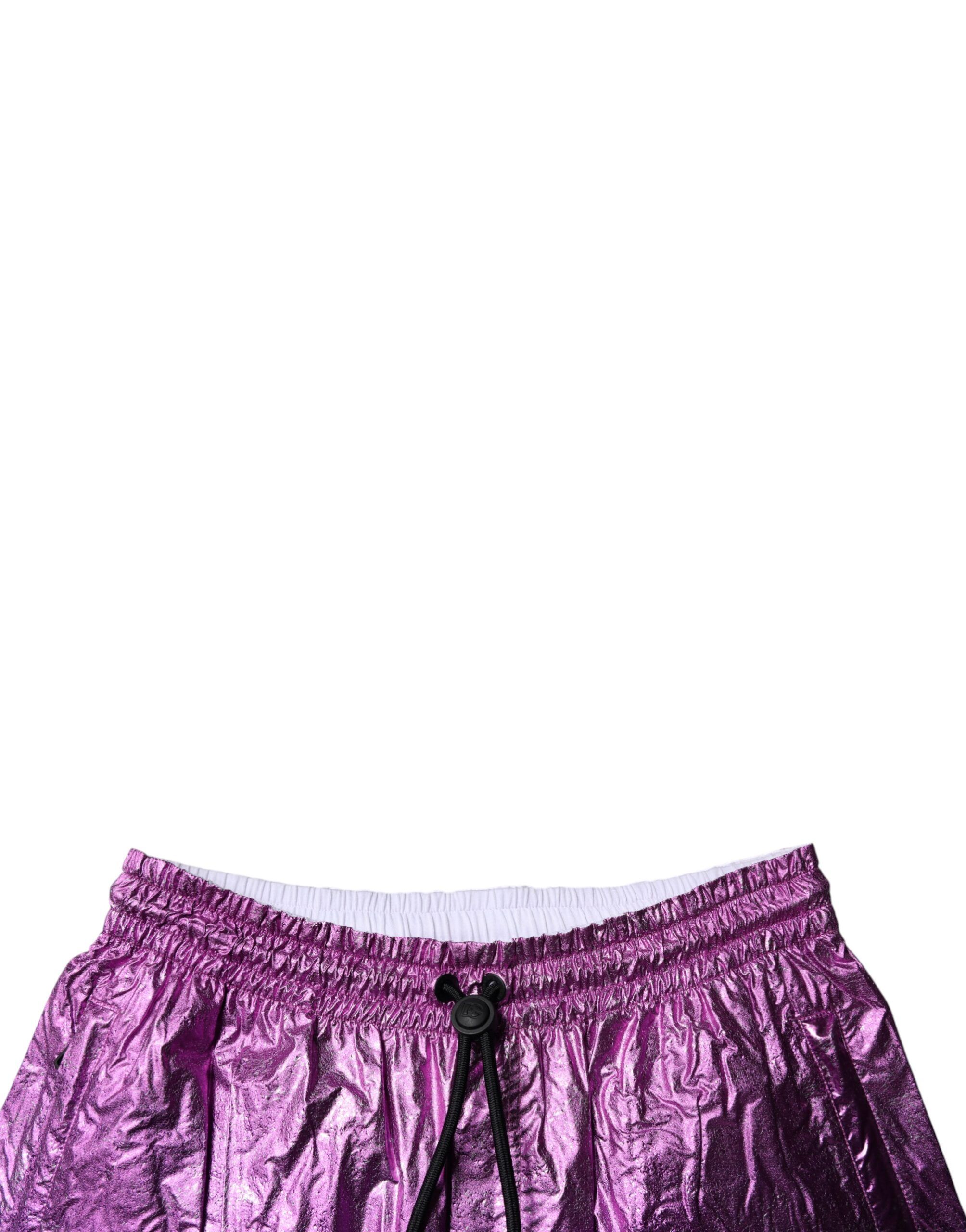 Metallic Purple Two Tone Bermuda Men's Shorts - Dolce & Gabbana - Modalova