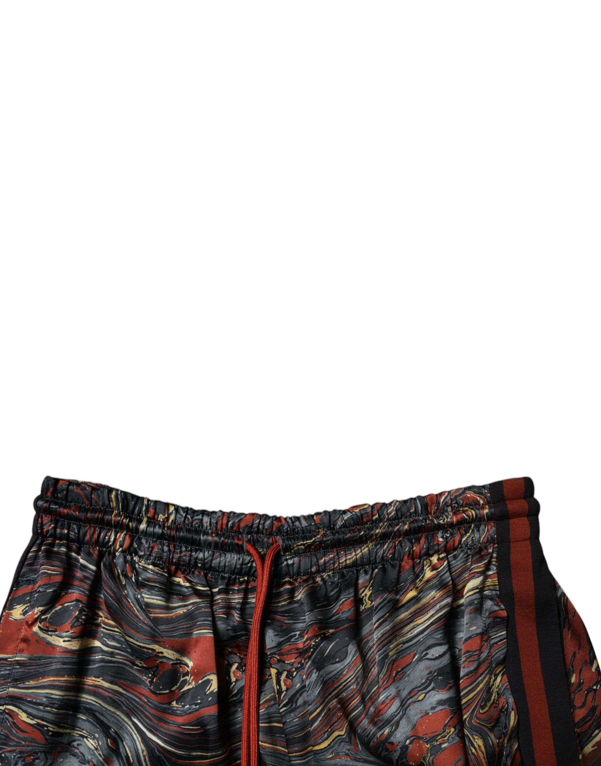 Marble Print Trouser Bermuda Men's Shorts - Dolce & Gabbana - Modalova