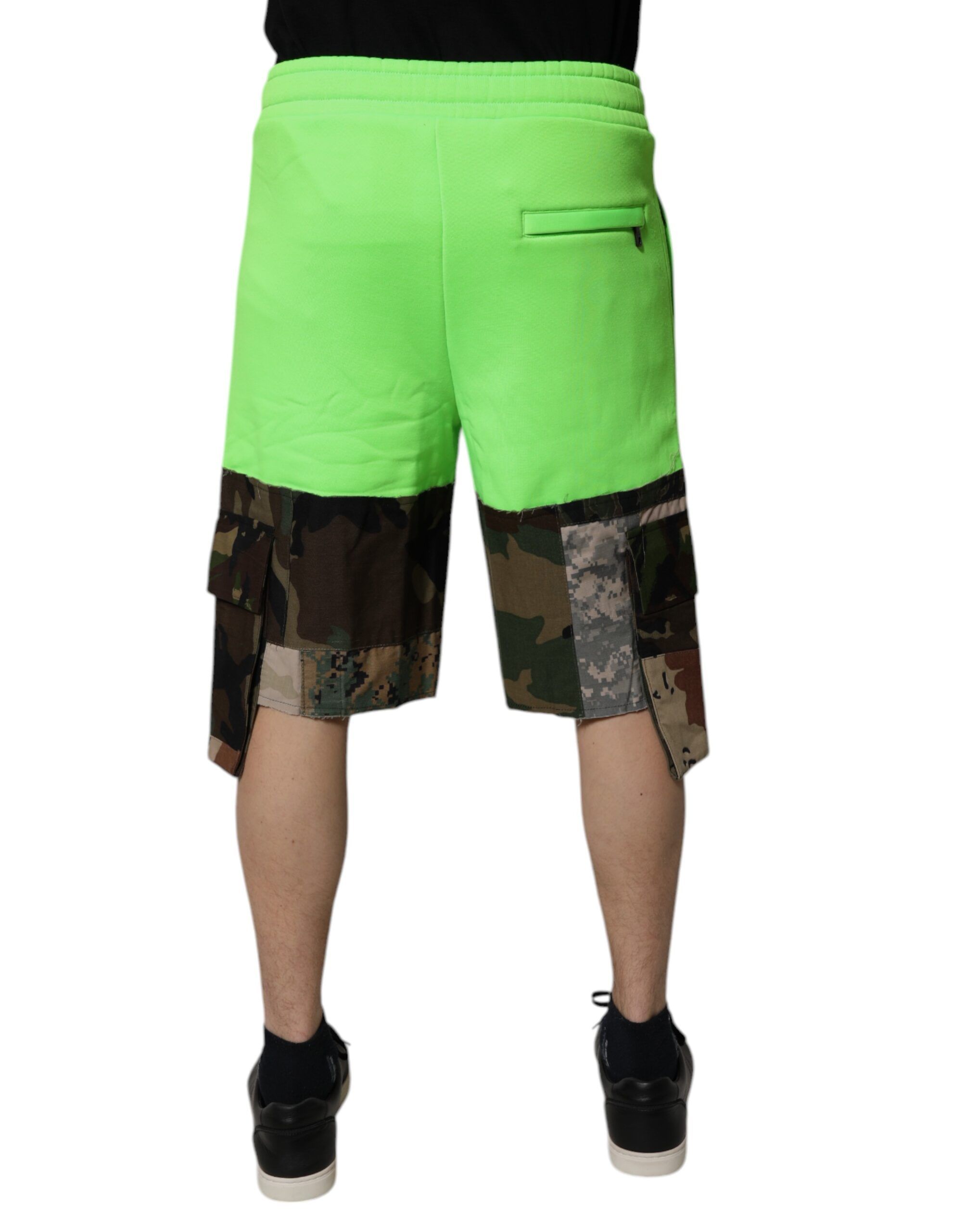 Patchwork Camouflage Men Cargo Men's Shorts (Pre-Owned) - Dolce & Gabbana - Modalova
