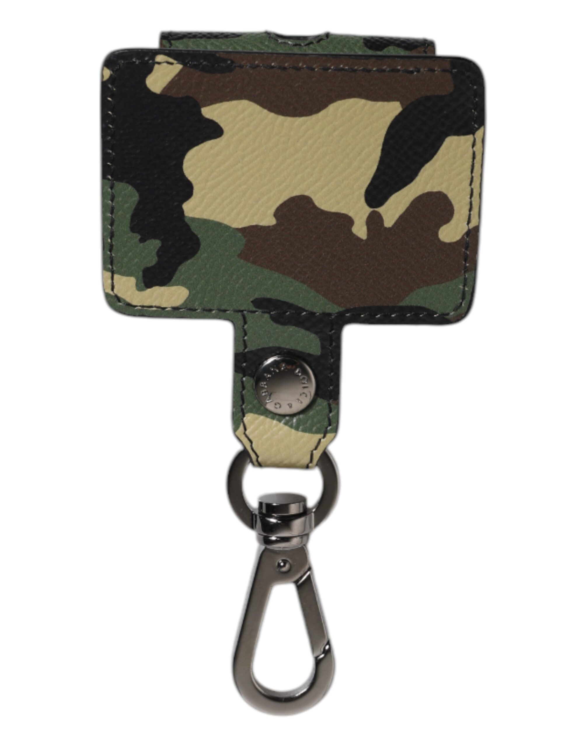 Camouflage Leather Airpods Men's Case - Dolce & Gabbana - Modalova