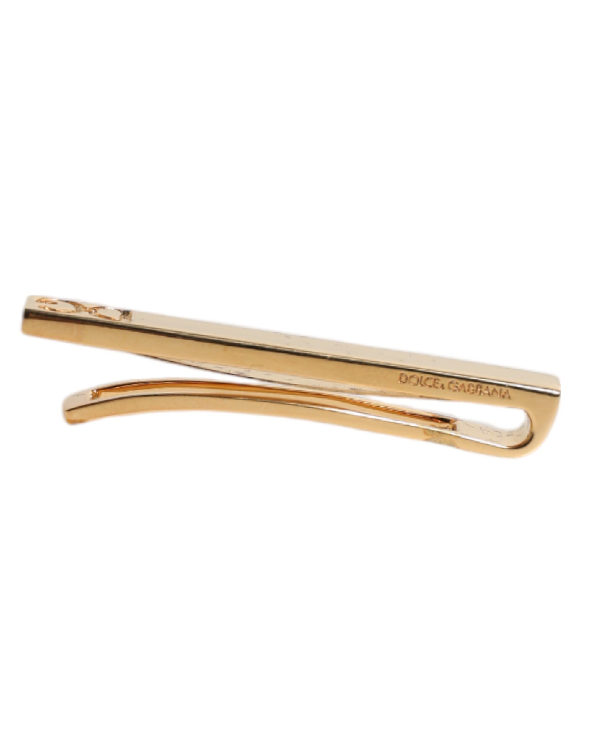 Tone Brass Logo Branded Tie Clip Men's Bar - Dolce & Gabbana - Modalova