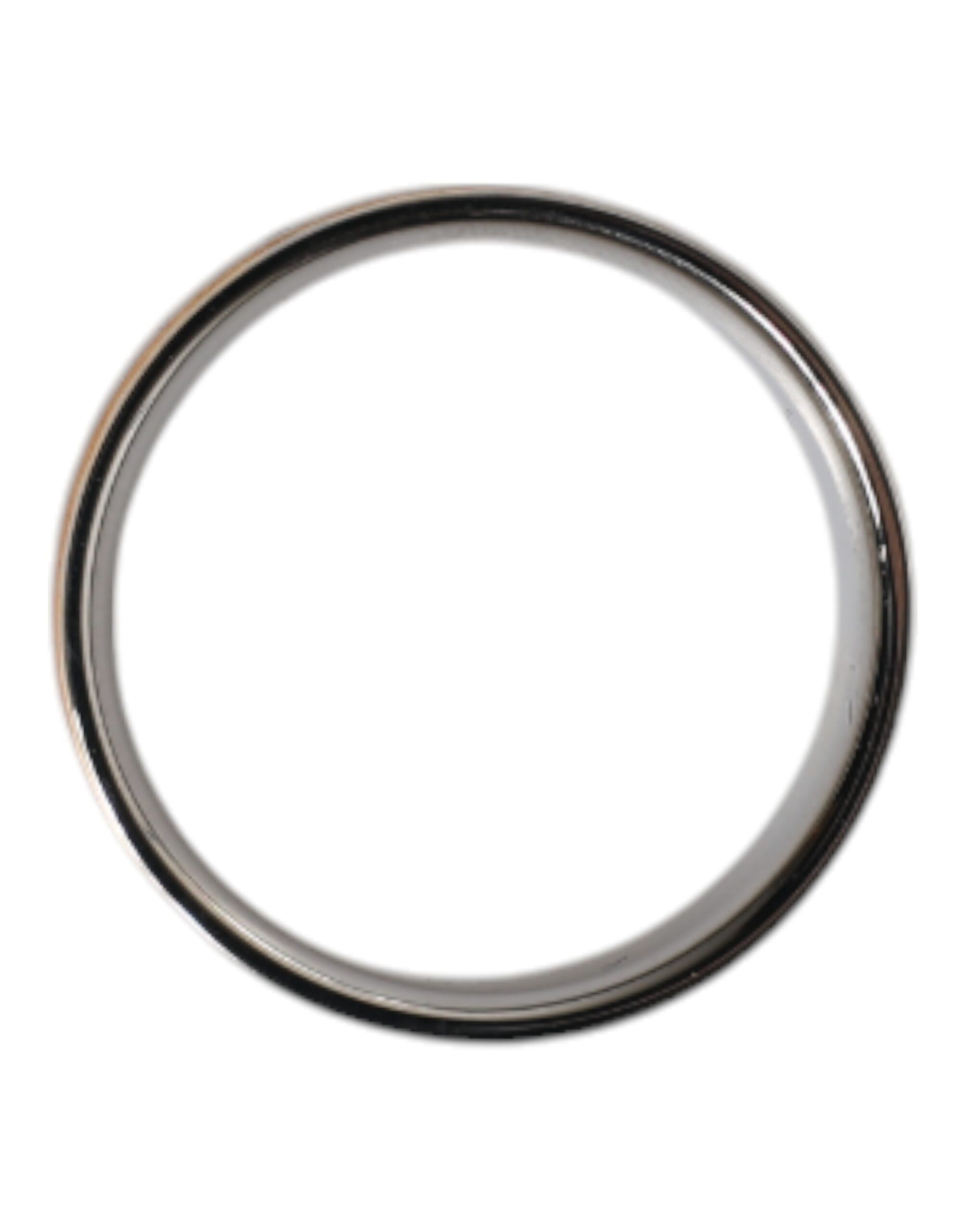 Silver Tone Real Brass DG Logo Men's Ring - Dolce & Gabbana - Modalova