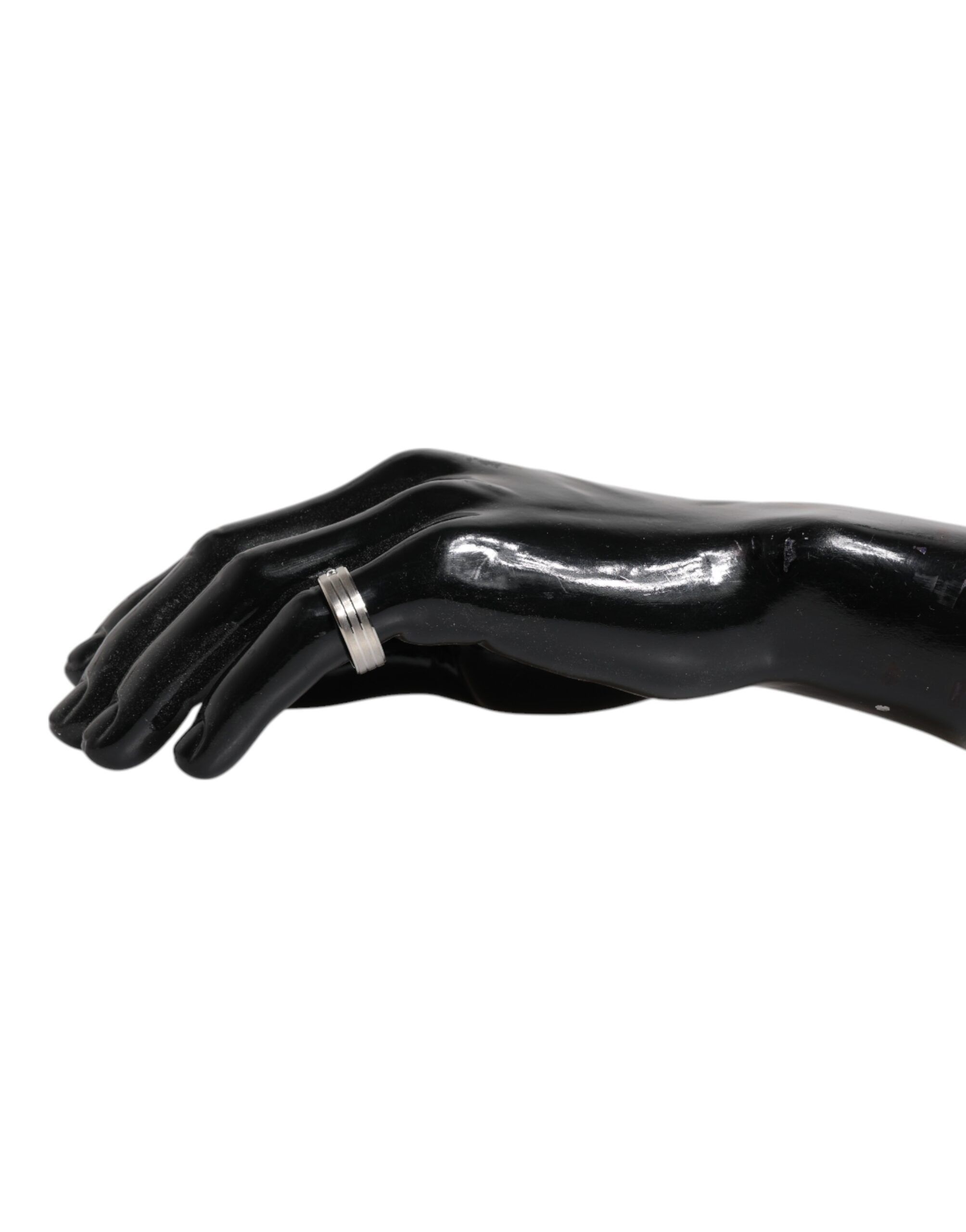 Tone Brass Clear Crystal DG Logo Men's Ring - Dolce & Gabbana - Modalova