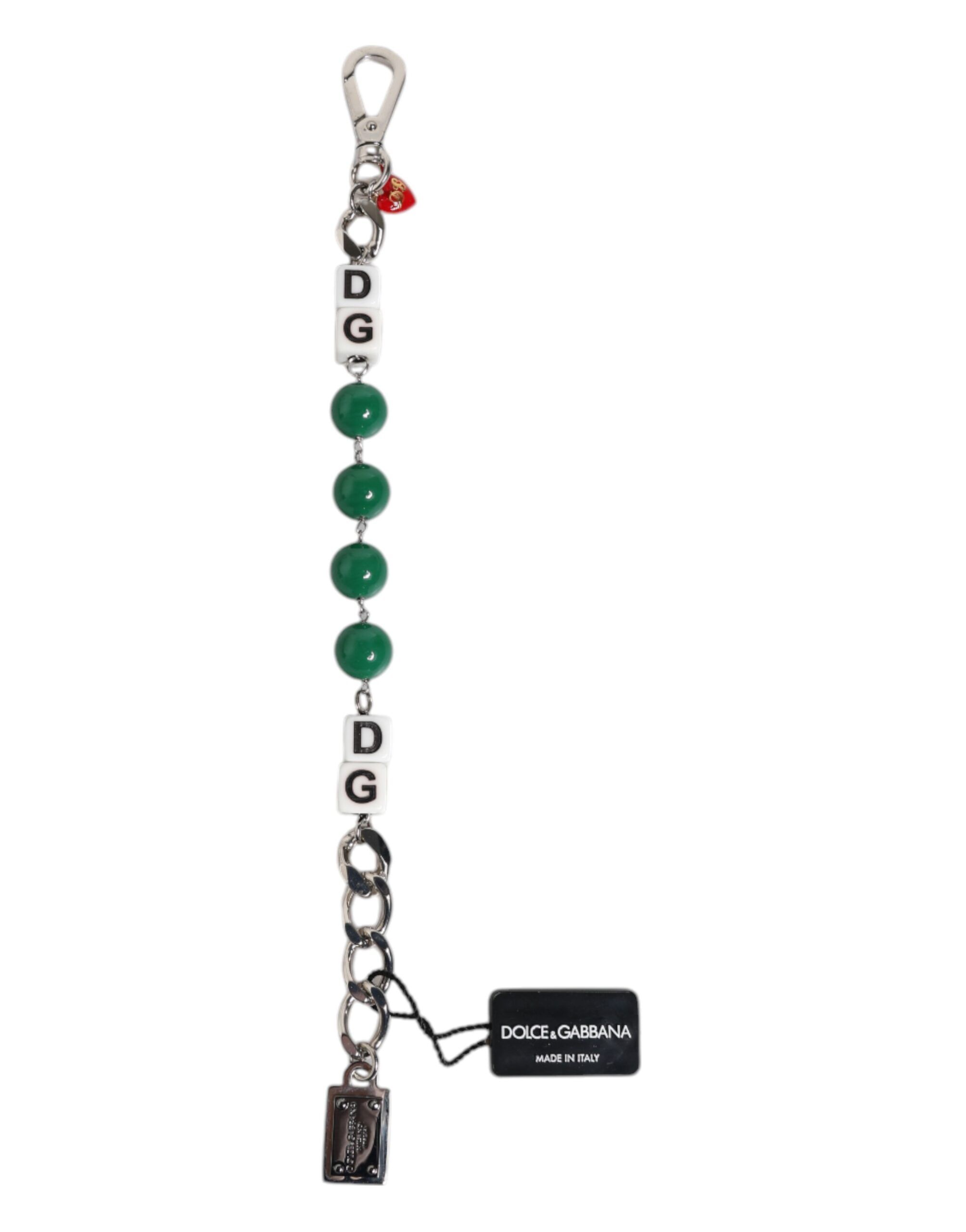 Tone Brass Bead Dice Logo Embellish Charm Women's Bracelet - Dolce & Gabbana - Modalova