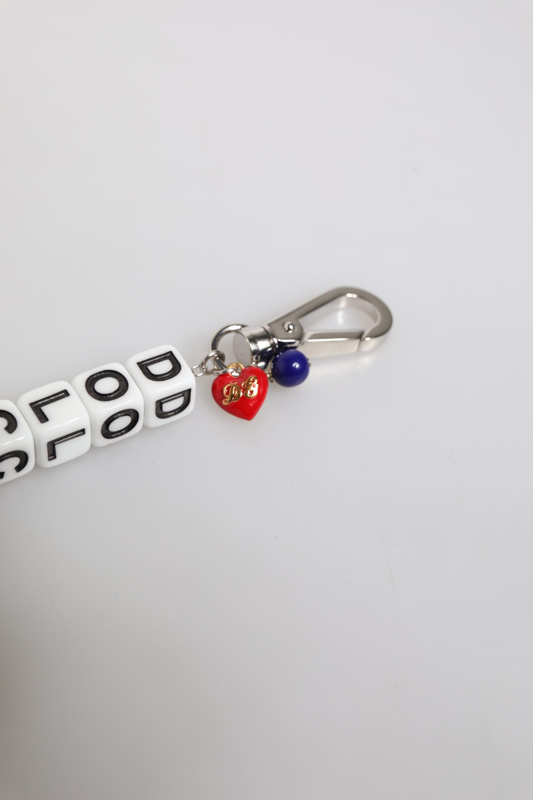 Brass Chain Dice Logo Embellished Charm Women's Bracelet - Dolce & Gabbana - Modalova