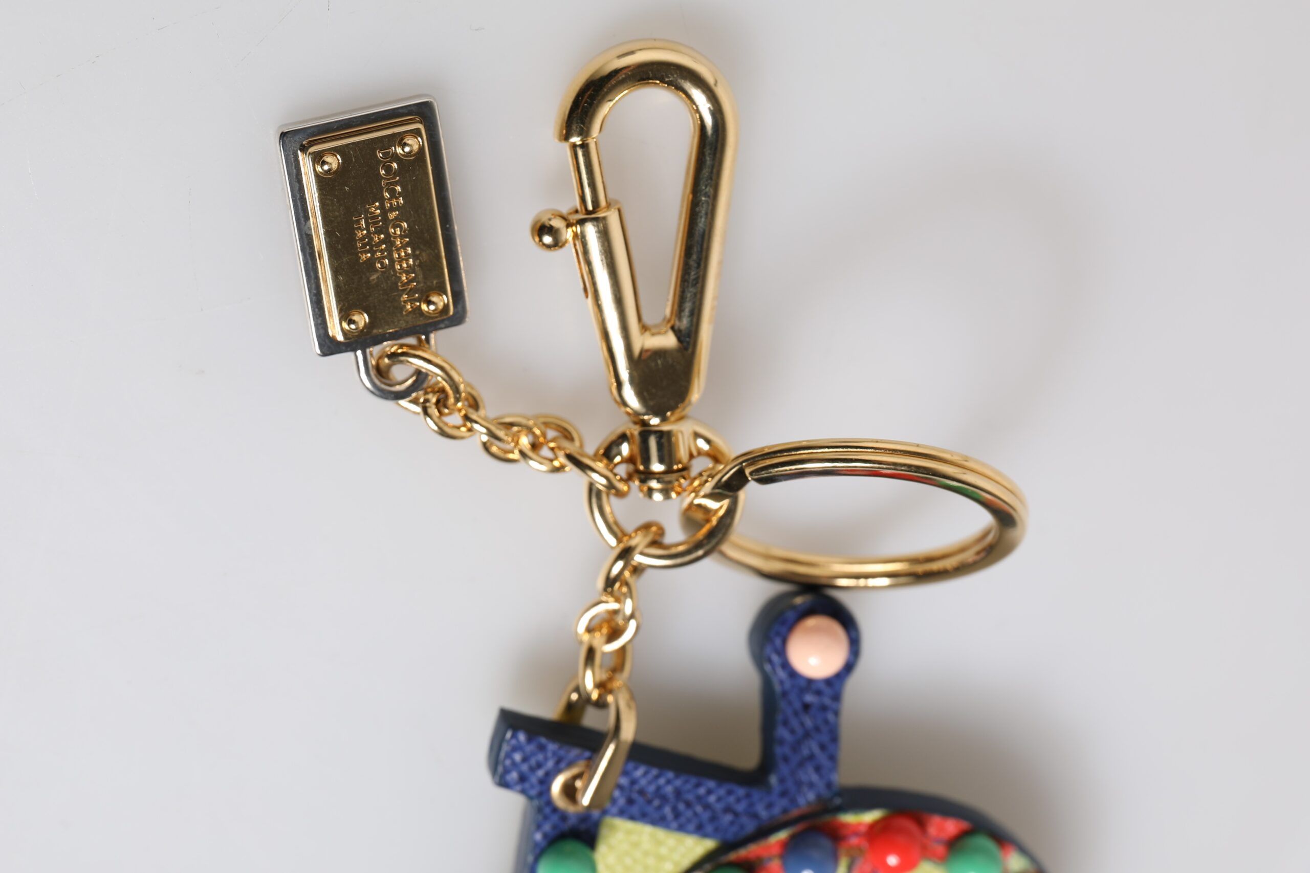 Gold Tone Carretto Keychain Women's Keyring - Dolce & Gabbana - Modalova