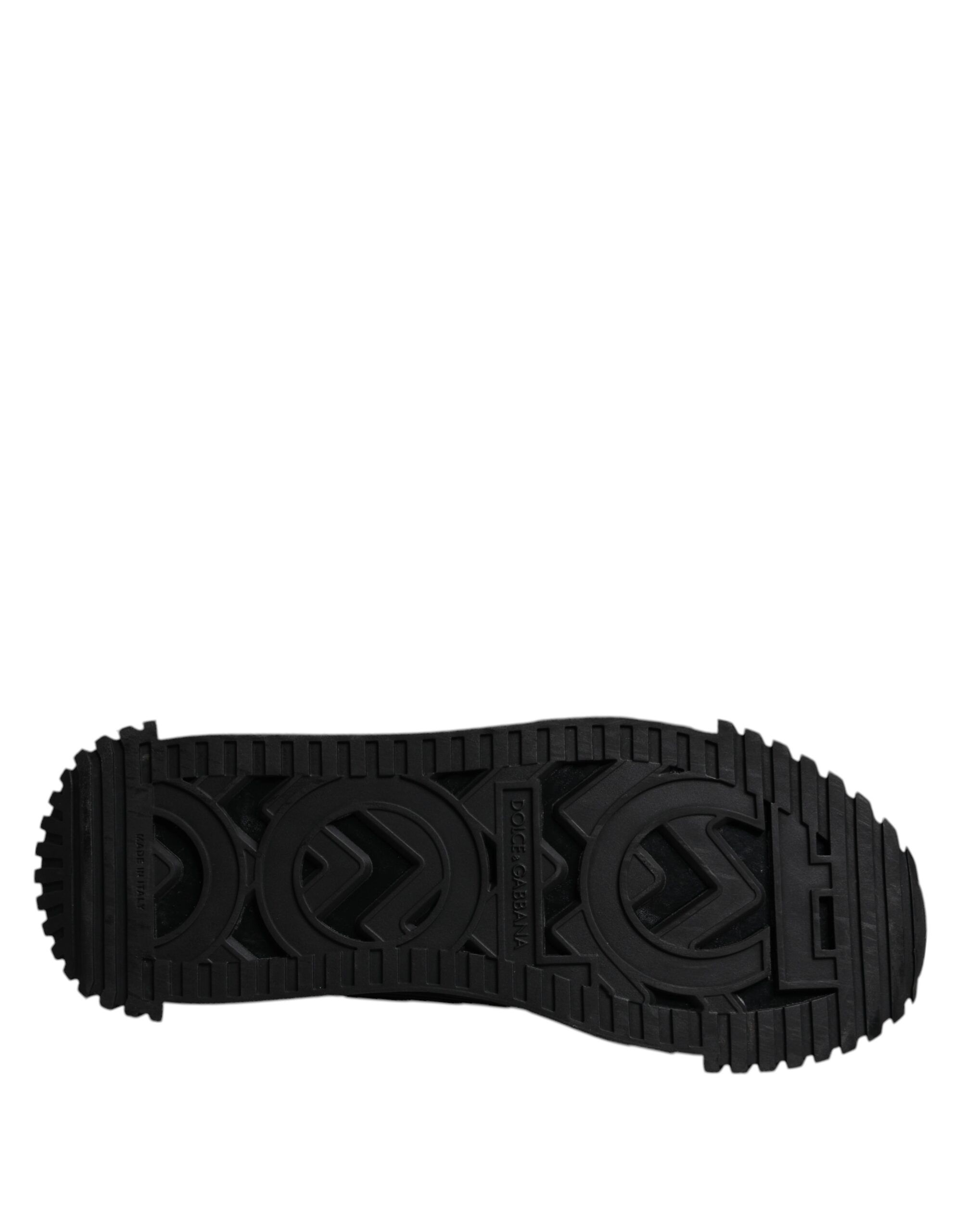 Black Logo Lace Up Low Top NS1 Sneakers Men's Shoes (Pre-Owned) - Dolce & Gabbana - Modalova