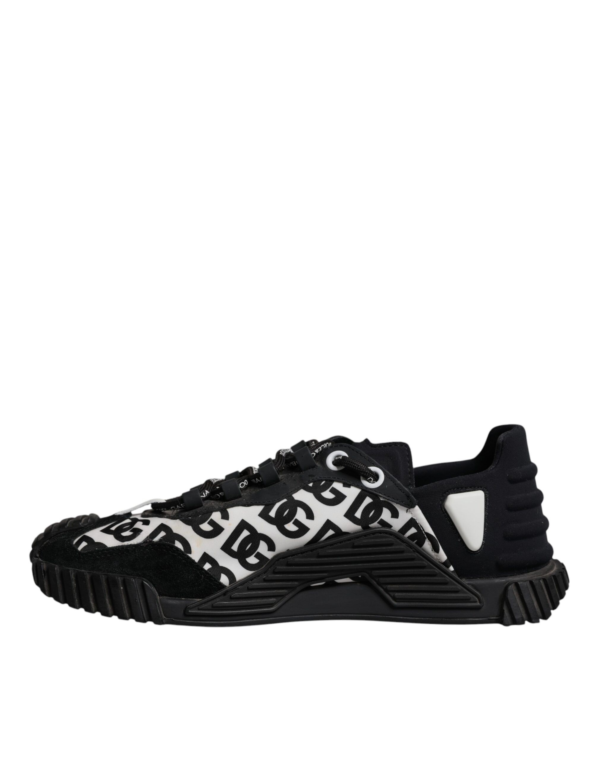 Black Logo Lace Up Low Top NS1 Sneakers Men's Shoes (Pre-Owned) - Dolce & Gabbana - Modalova
