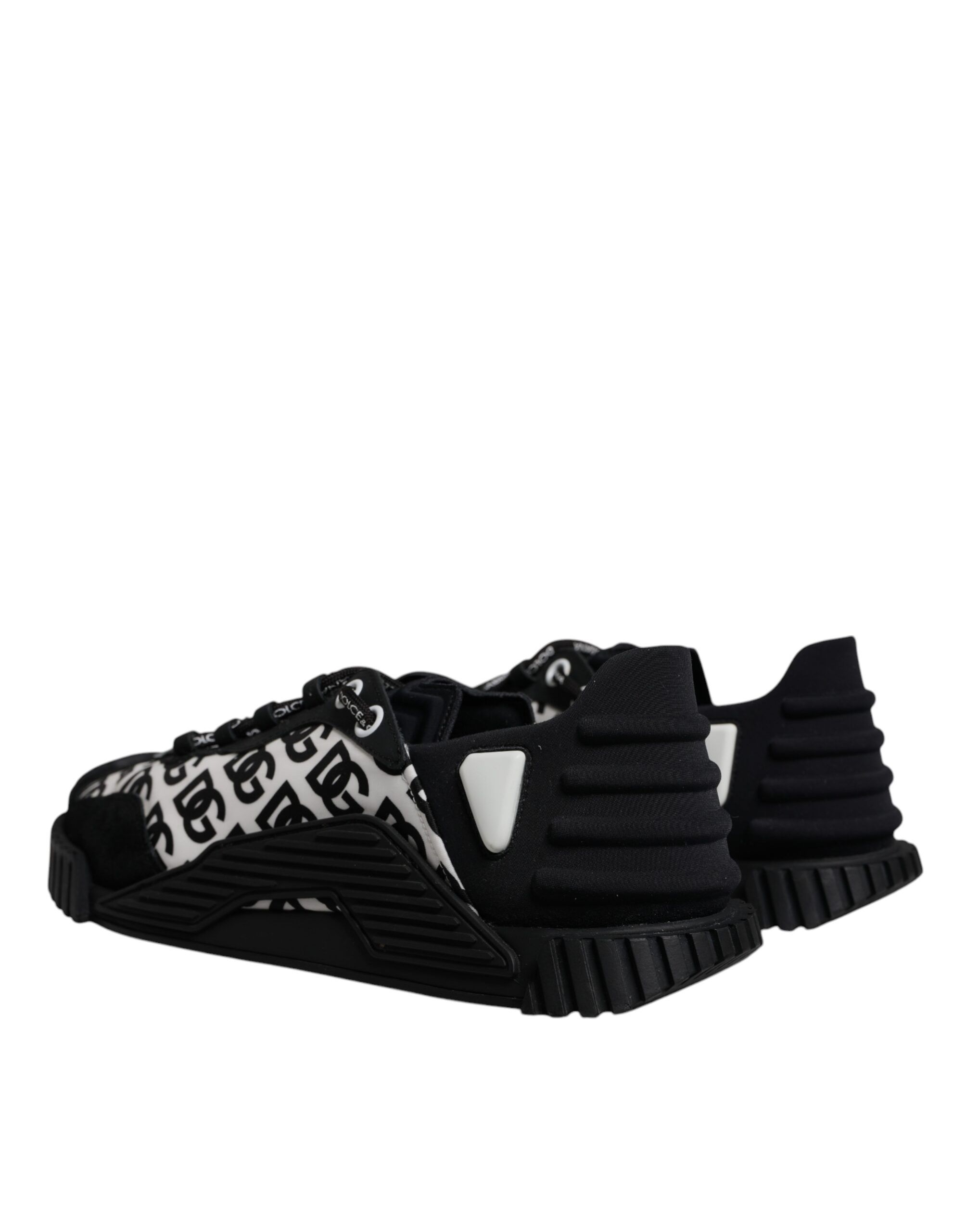 Black Logo Lace Up Low Top NS1 Sneakers Men's Shoes (Pre-Owned) - Dolce & Gabbana - Modalova