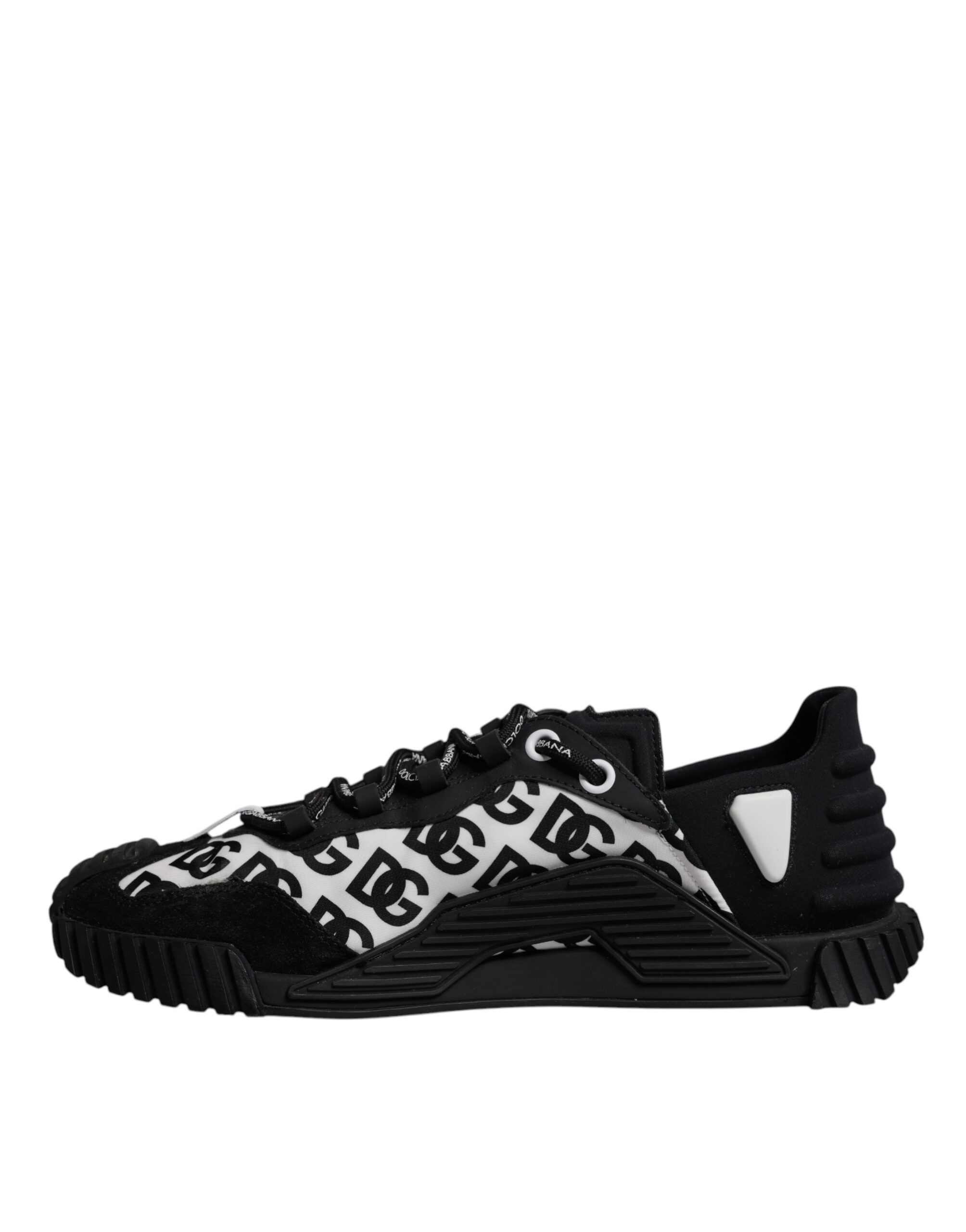 Black Logo Lace Up Low Top NS1 Sneakers Men's Shoes (Pre-Owned) - Dolce & Gabbana - Modalova