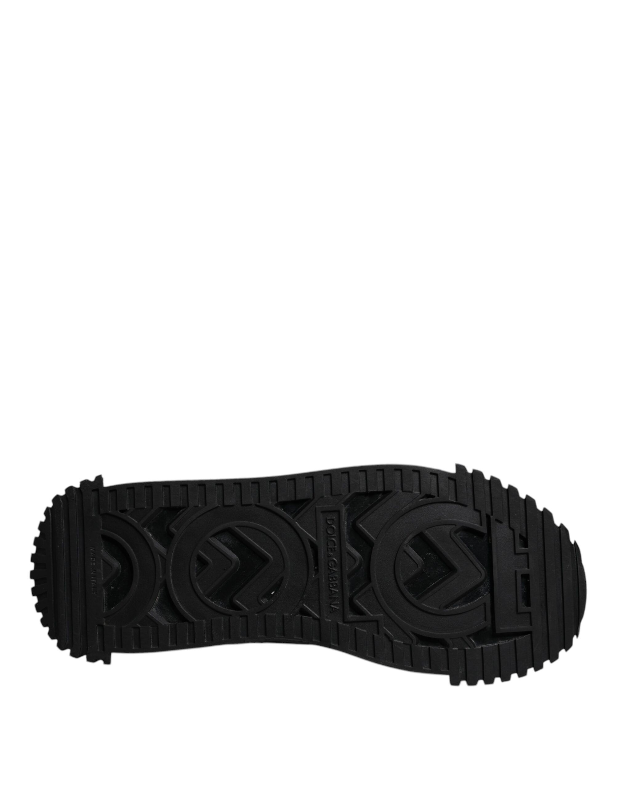 Black Logo Lace Up Low Top NS1 Sneakers Men's Shoes (Pre-Owned) - Dolce & Gabbana - Modalova