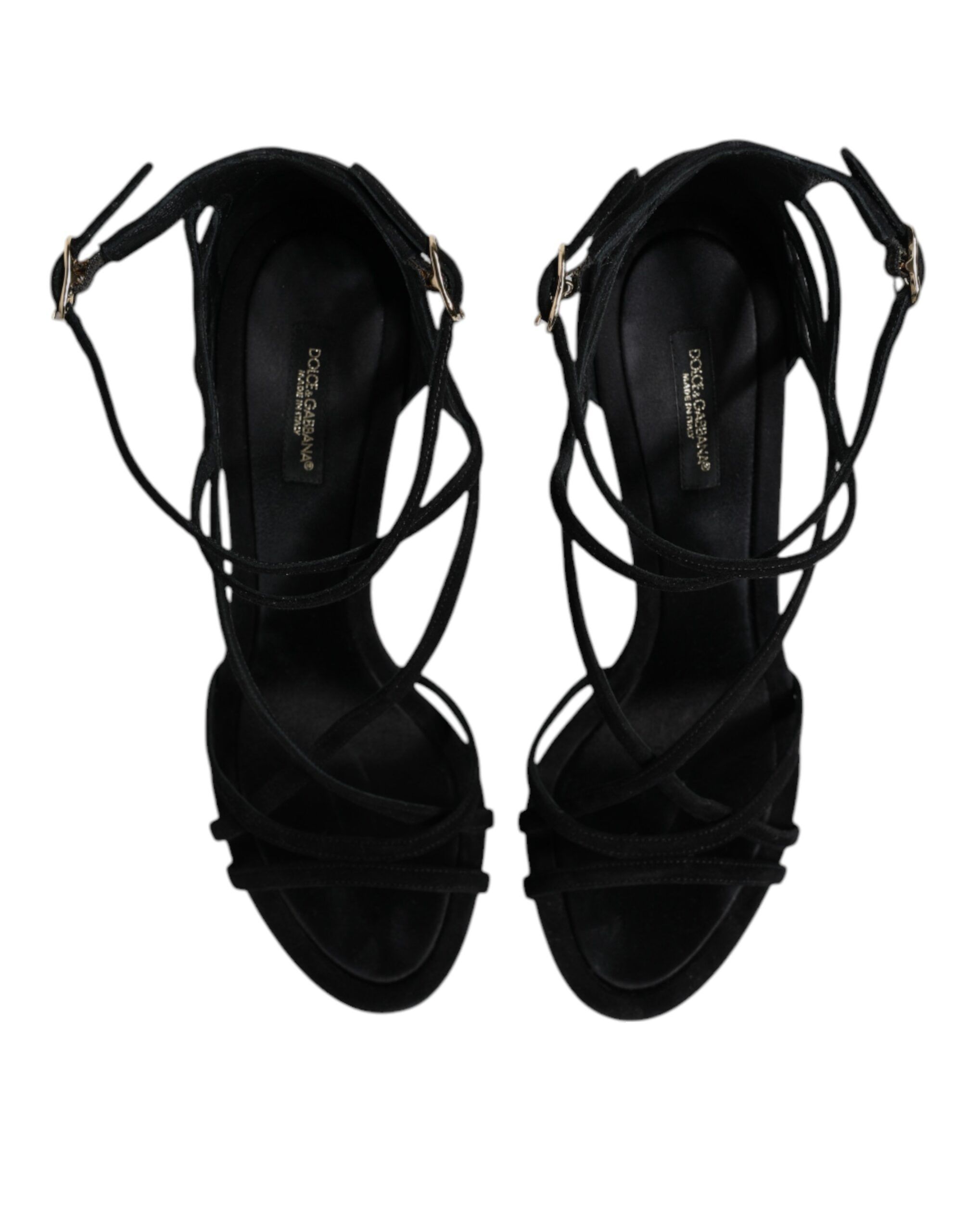 Leather Stiletto Heels Sandals Women's Shoes (Pre-Owned) - Dolce & Gabbana - Modalova