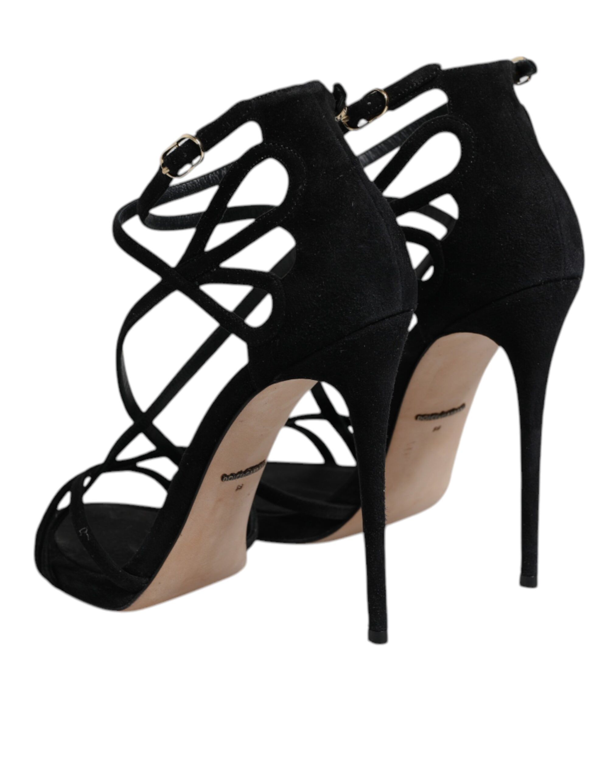 Leather Stiletto Heels Sandals Women's Shoes (Pre-Owned) - Dolce & Gabbana - Modalova