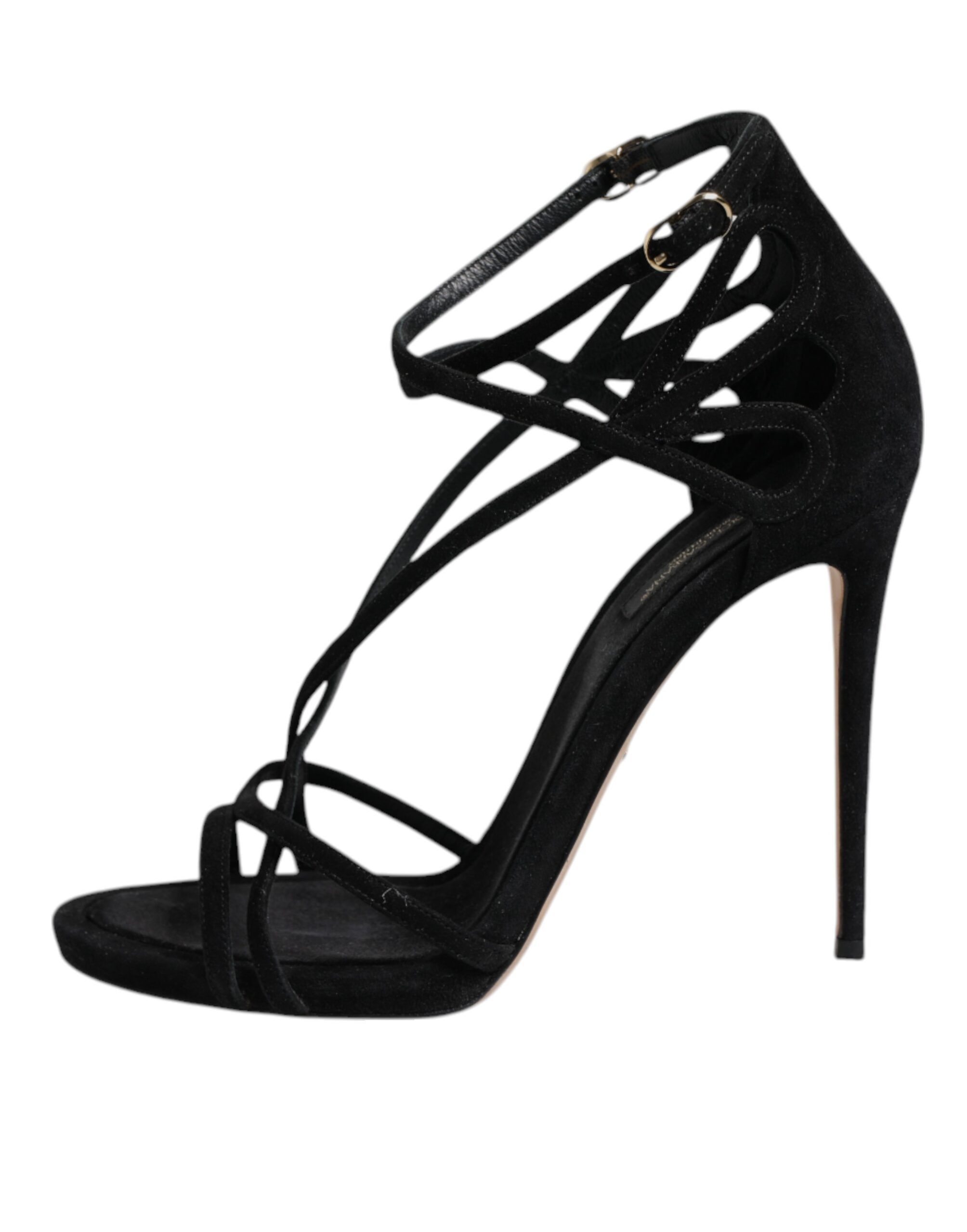 Leather Stiletto Heels Sandals Women's Shoes (Pre-Owned) - Dolce & Gabbana - Modalova