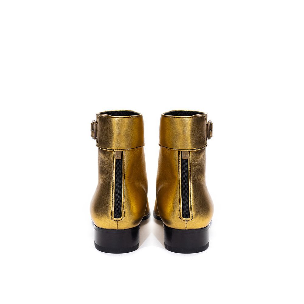 Leather Ankle Women's Boots - Saint Laurent - Modalova