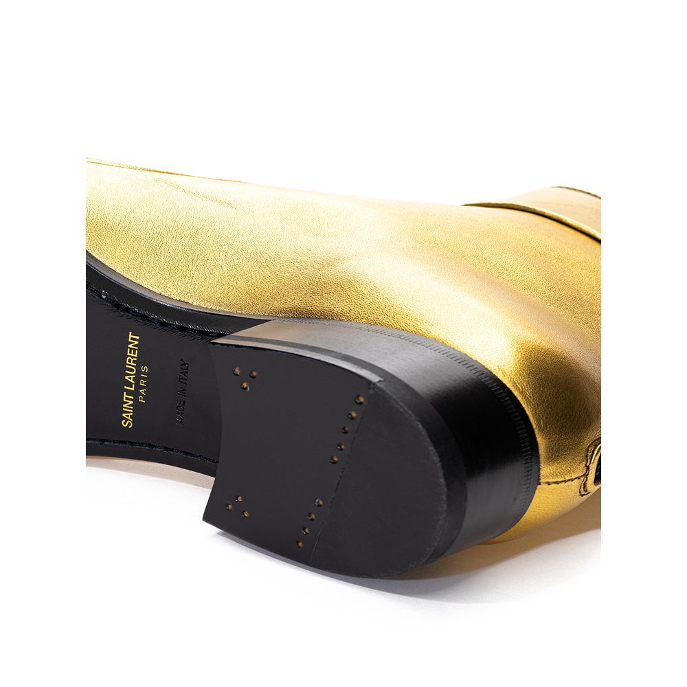 Leather Ankle Women's Boots - Saint Laurent - Modalova