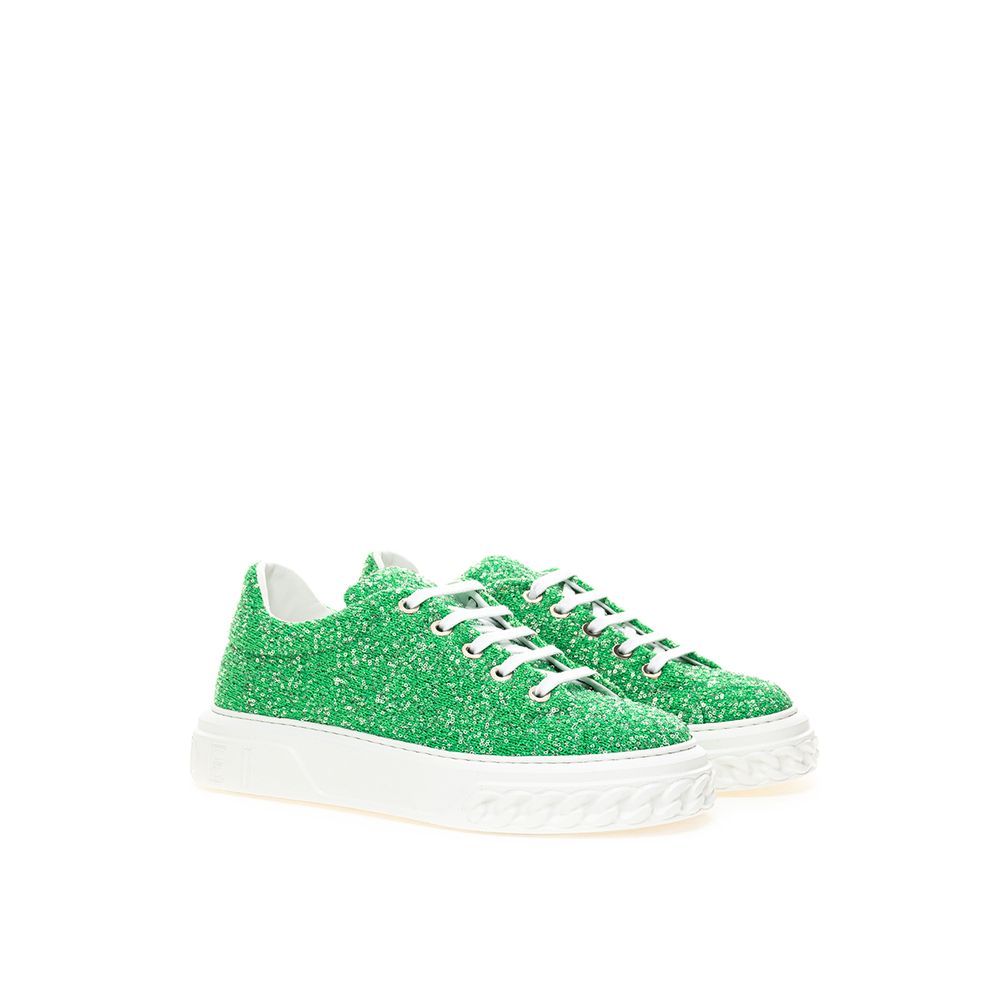 Fabric And Leather Athletic Women's Sneakers - Casadei - Modalova