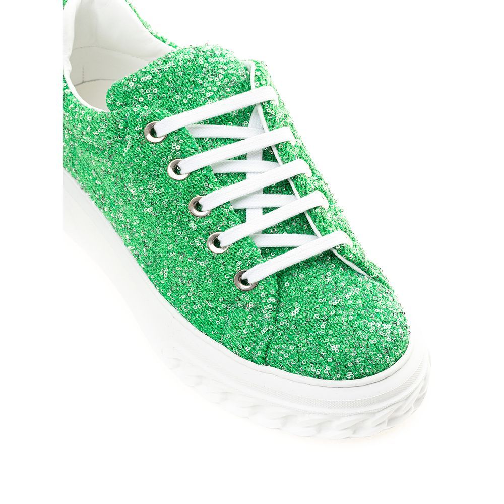 Fabric And Leather Athletic Women's Sneakers - Casadei - Modalova