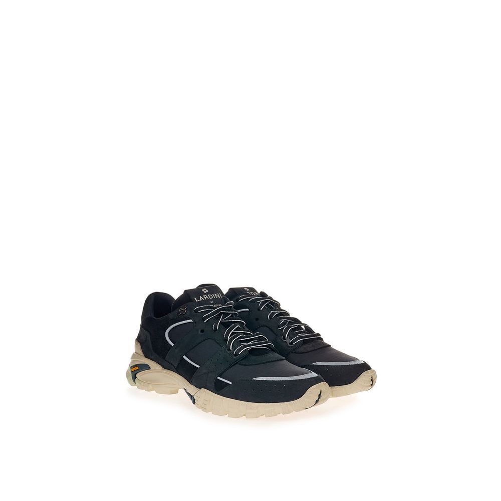 Suede Leather Athletic Men's Sneakers - Lardini - Modalova