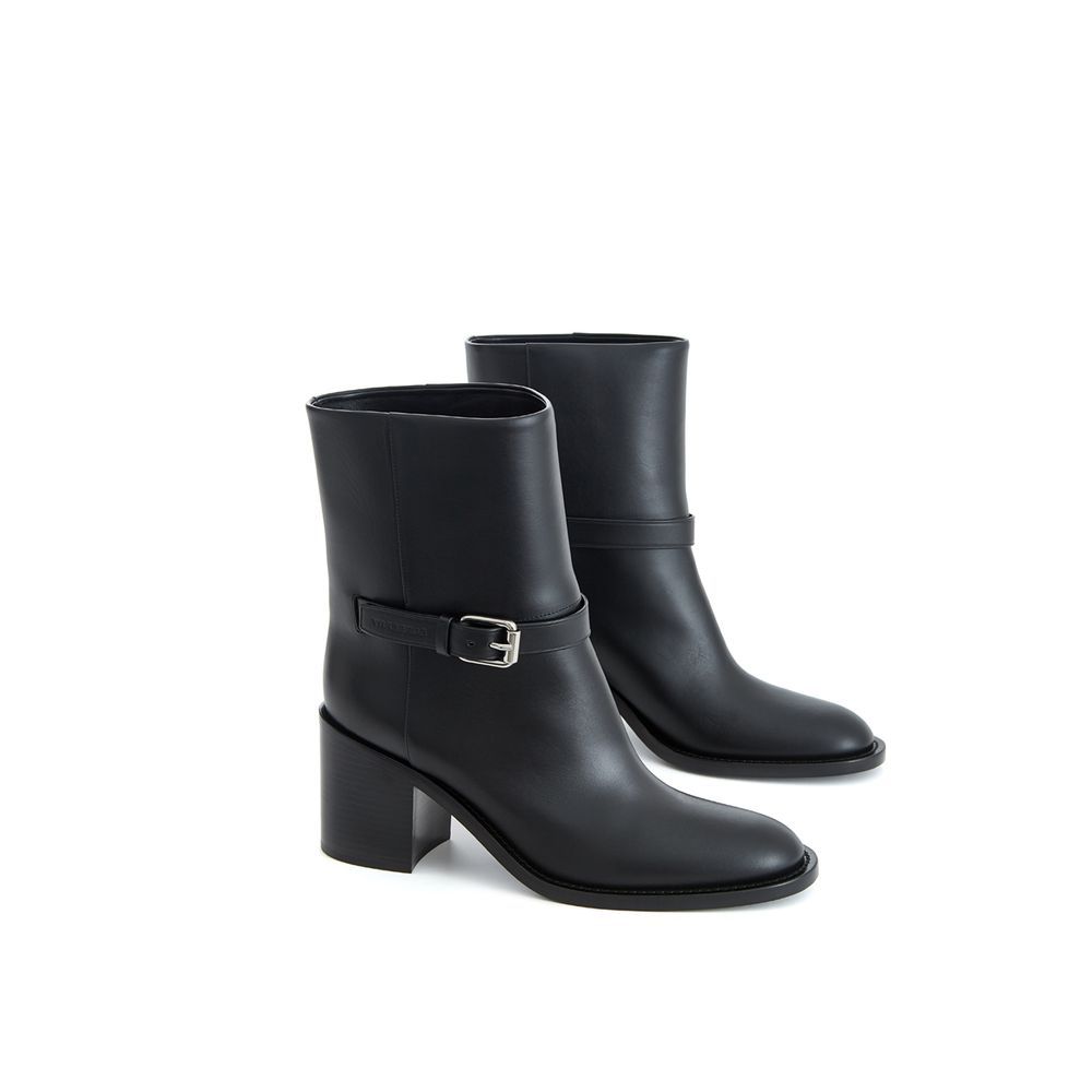 Leather Ankle Women's Boots - Burberry - Modalova