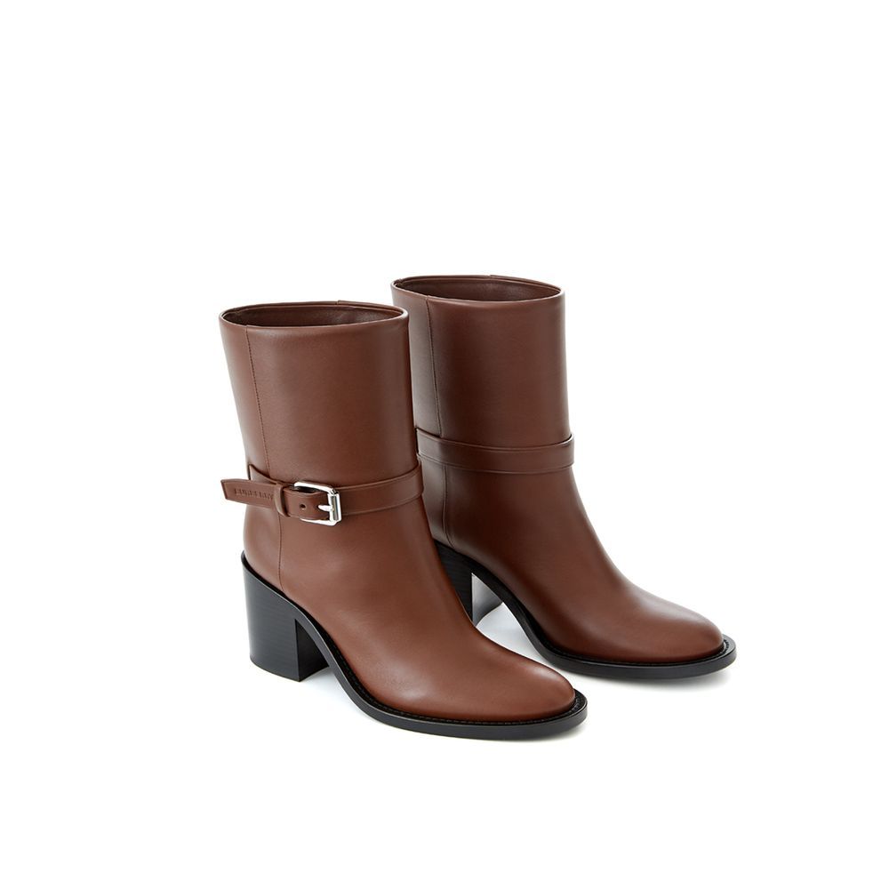 Leather Ankle Women's Boots - Burberry - Modalova