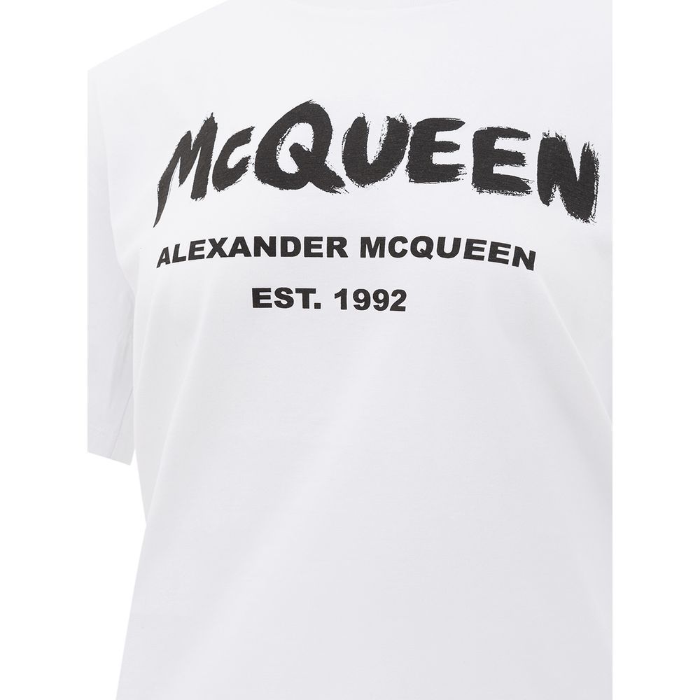 Cotton Women's T-Shirt - Alexander McQueen - Modalova