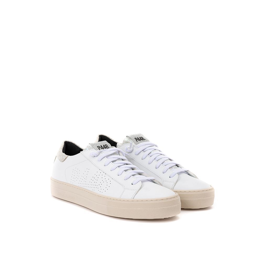 P448 White Leather Women's Sneakers - P448 - Modalova