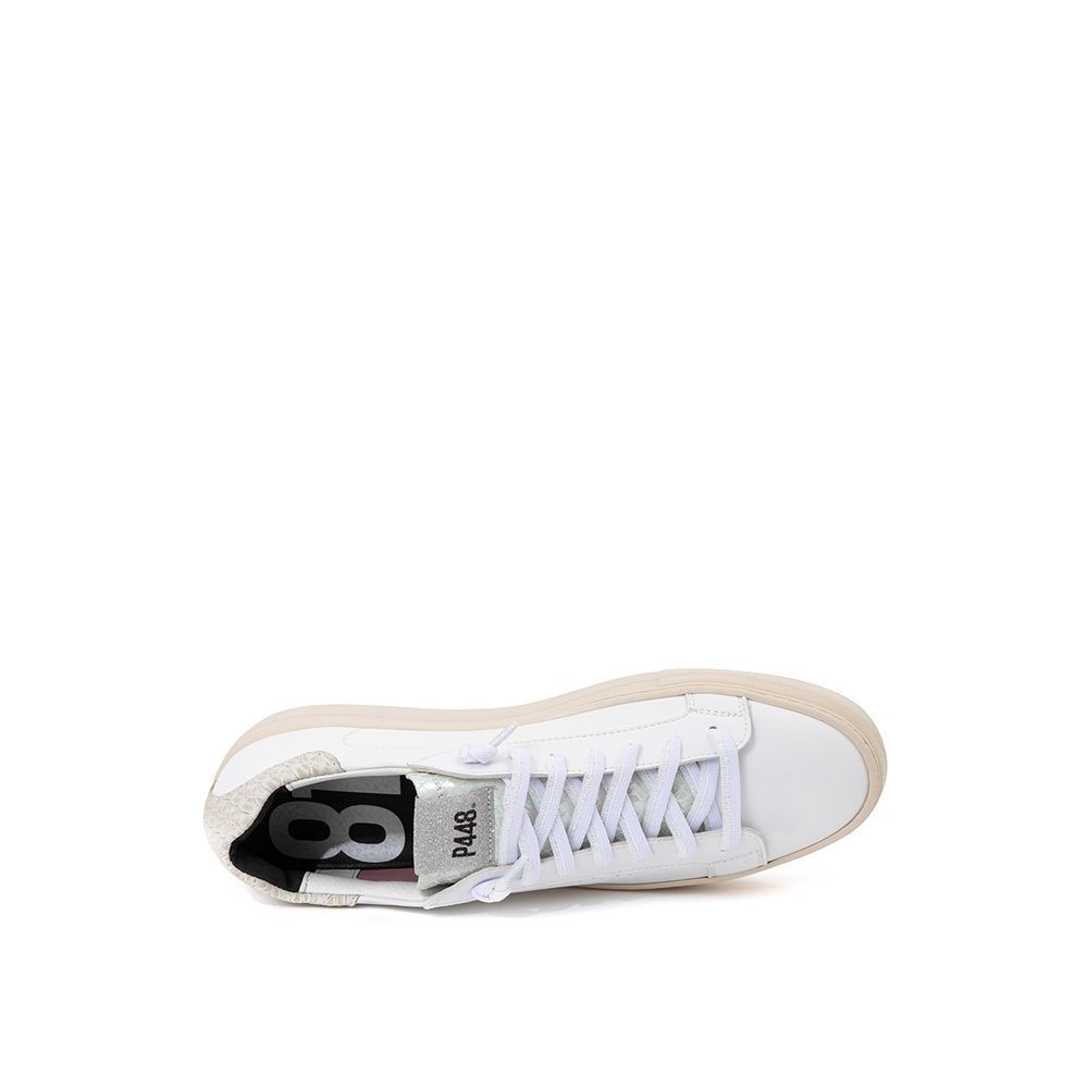 P448 White Leather Women's Sneakers - P448 - Modalova