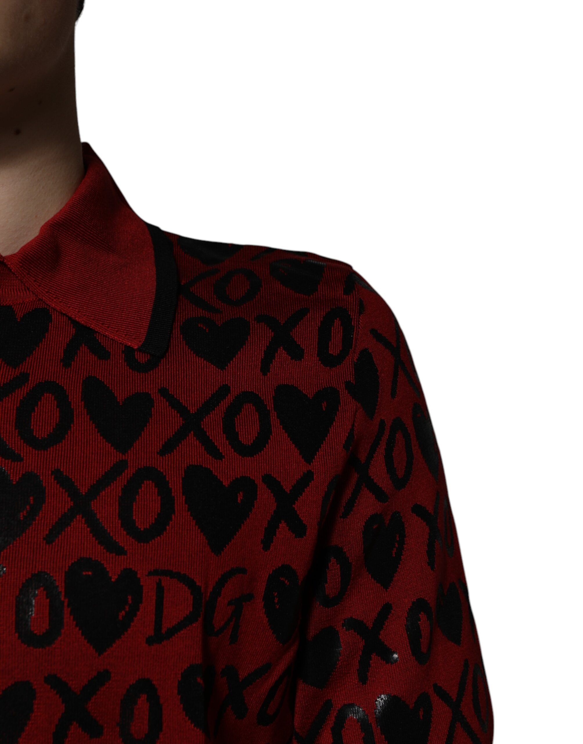 Cotton XOXO Collared Polo Men's T-shirt - Dolce & Gabbana - Modalova
