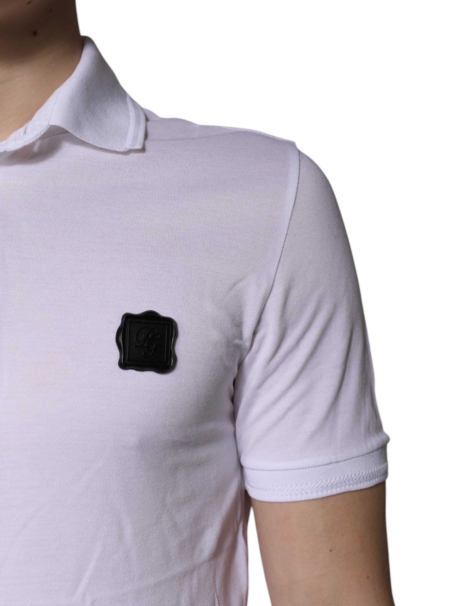 Cotton Logo Collared Polo Men's T-shirt - Dolce & Gabbana - Modalova
