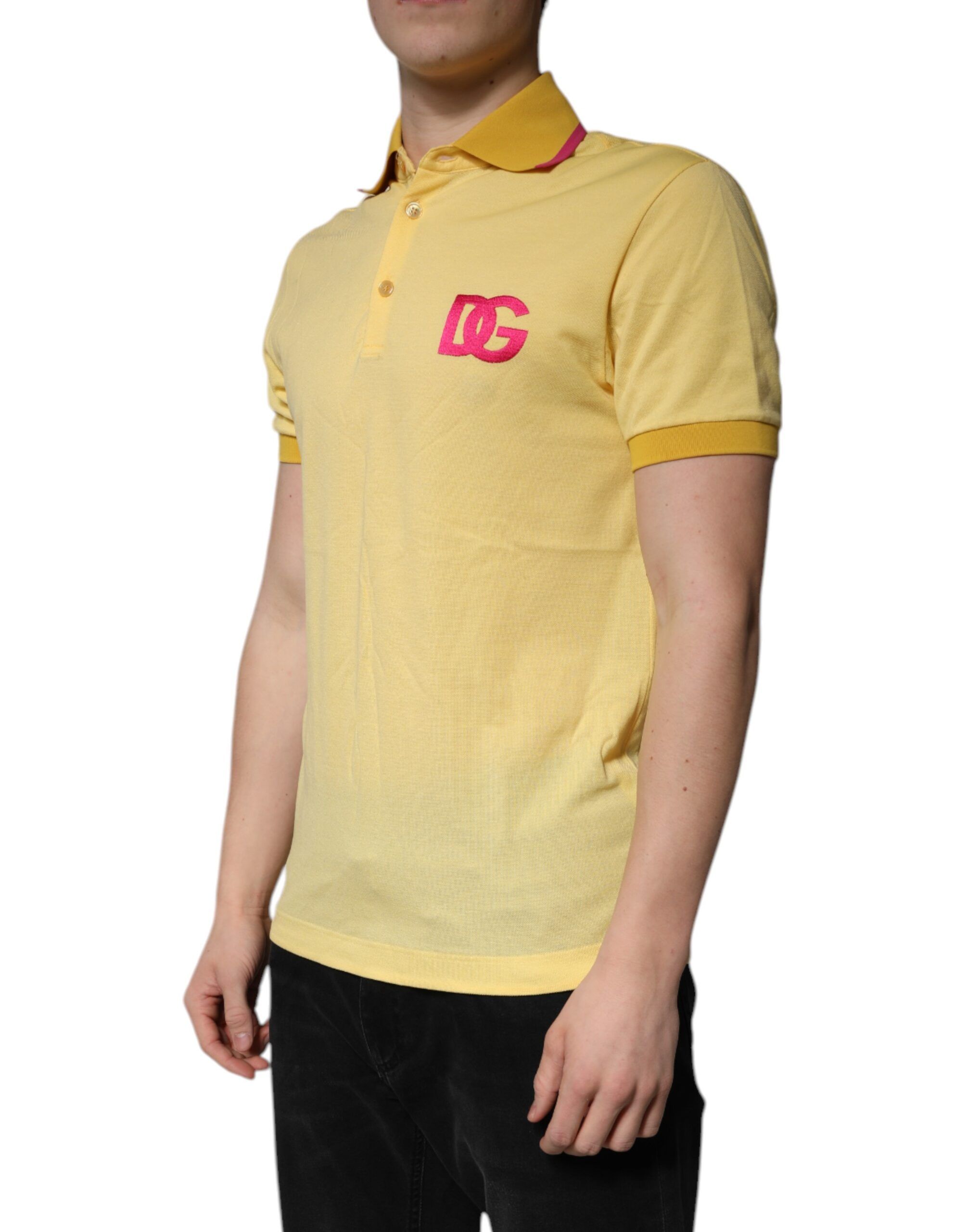 Cotton Logo Collared Polo Men's T-shirt - Dolce & Gabbana - Modalova