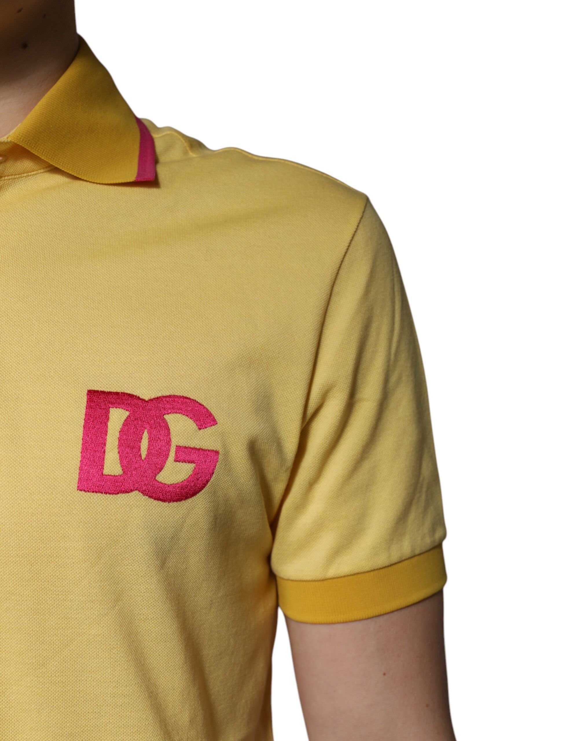 Cotton Logo Collared Polo Men's T-shirt - Dolce & Gabbana - Modalova