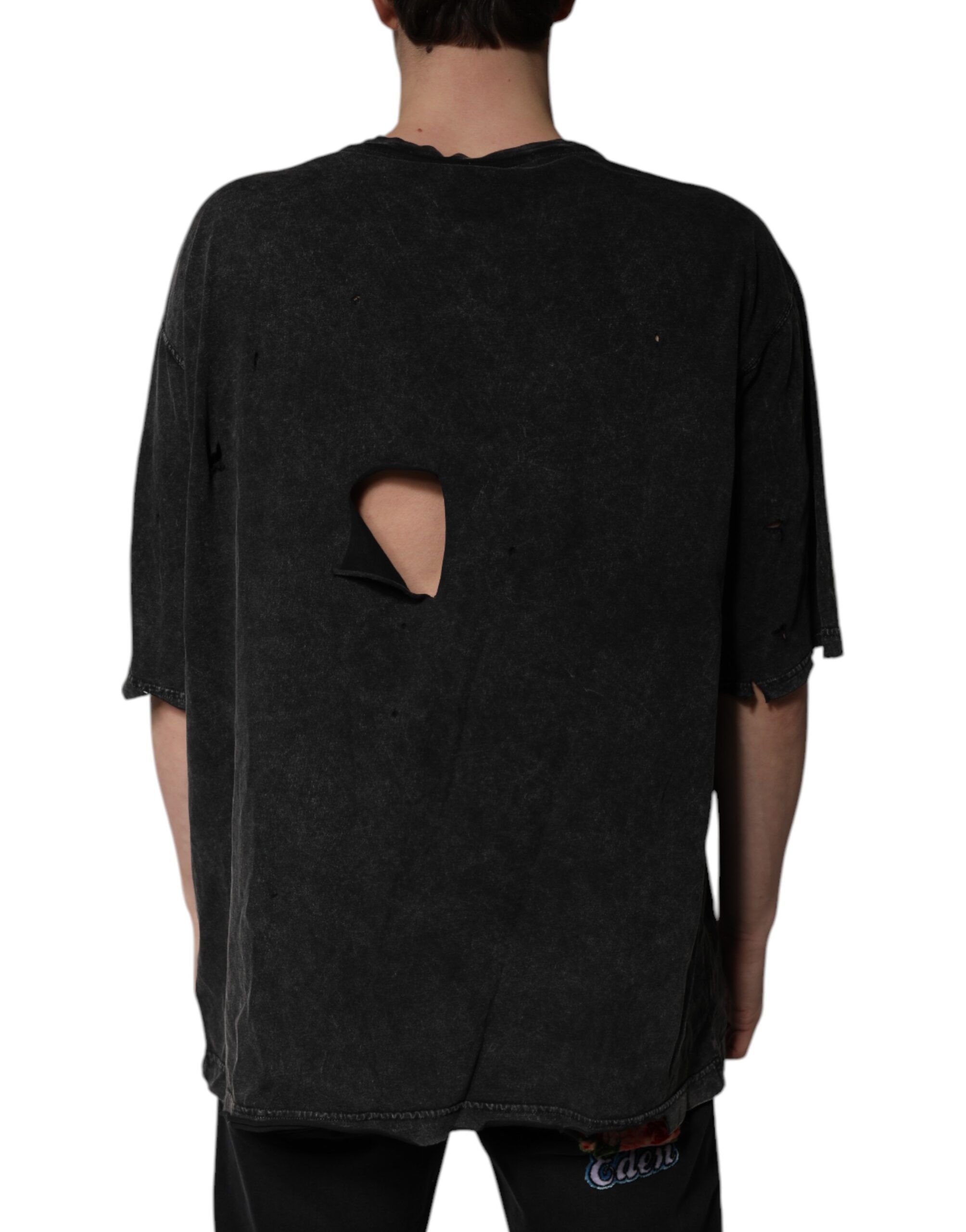 Graphic Print Cotton Crew Neck Men's T-shirt - Dolce & Gabbana - Modalova