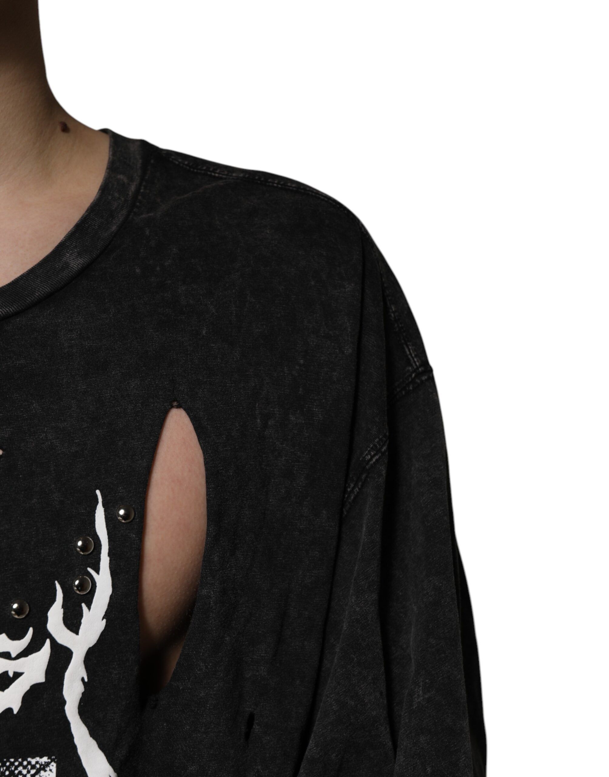 Graphic Print Cotton Crew Neck Men's T-shirt - Dolce & Gabbana - Modalova