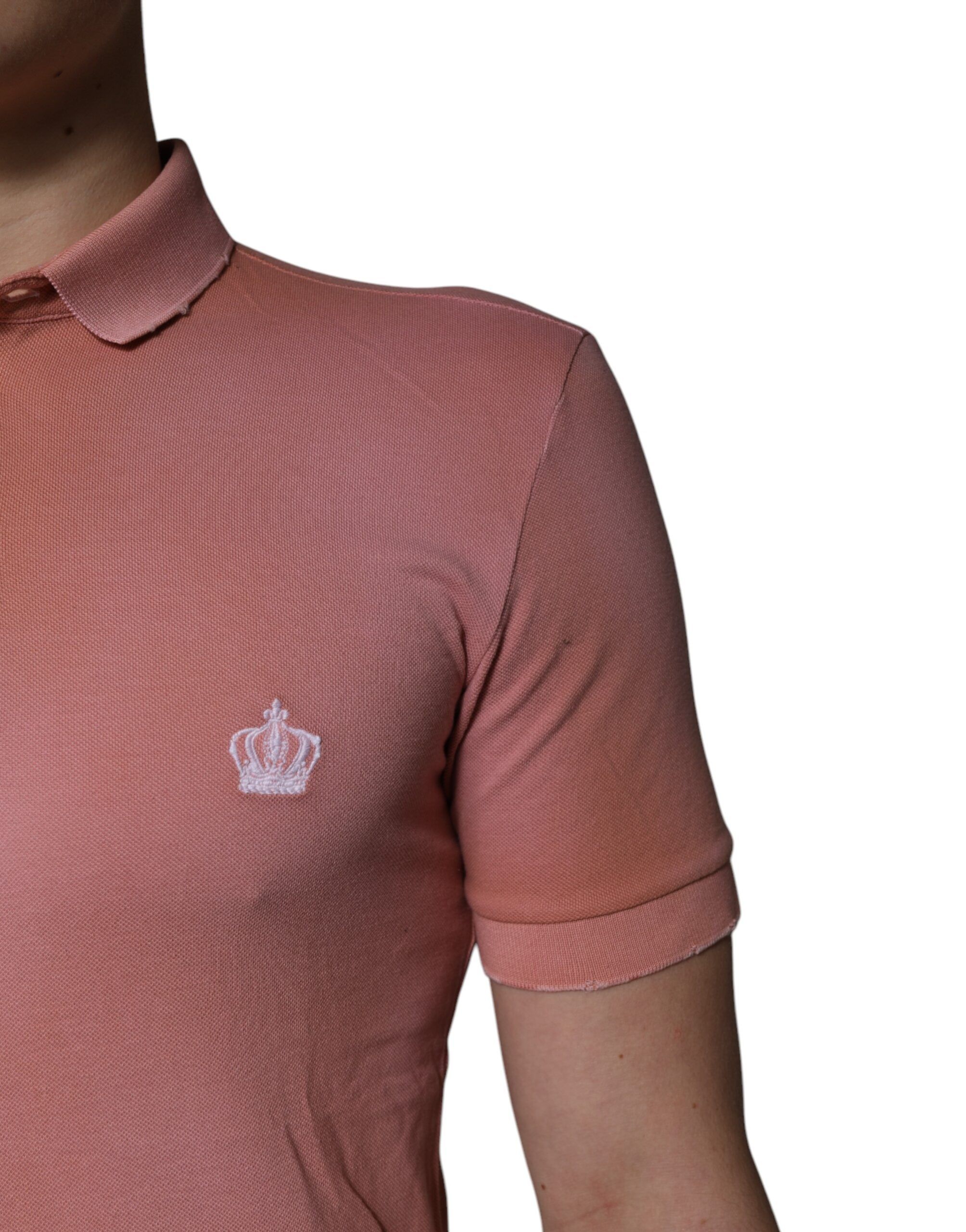 Cotton Crown Collared Polo Men's T-shirt (Pre-Owned) - Dolce & Gabbana - Modalova