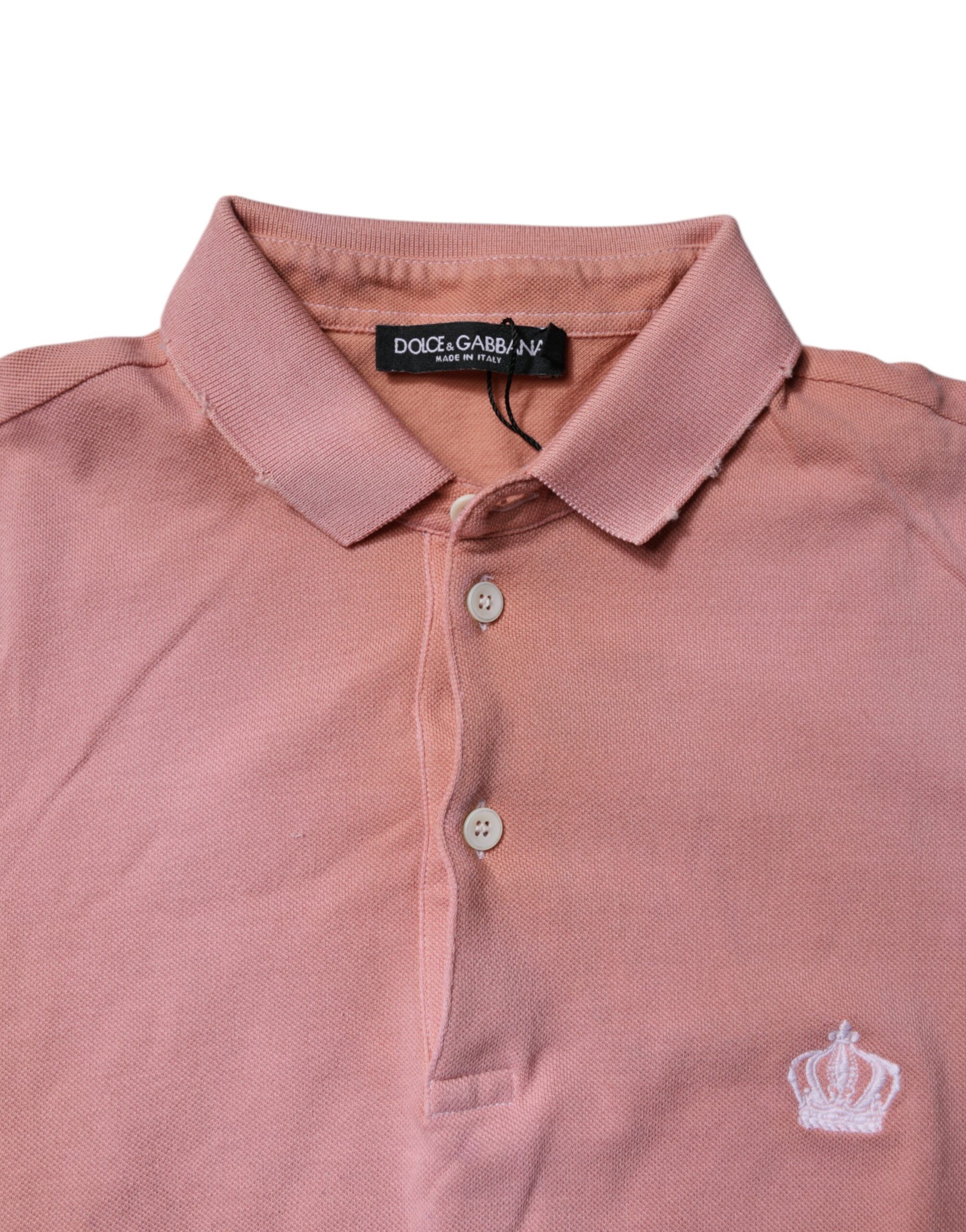 Cotton Crown Collared Polo Men's T-shirt (Pre-Owned) - Dolce & Gabbana - Modalova